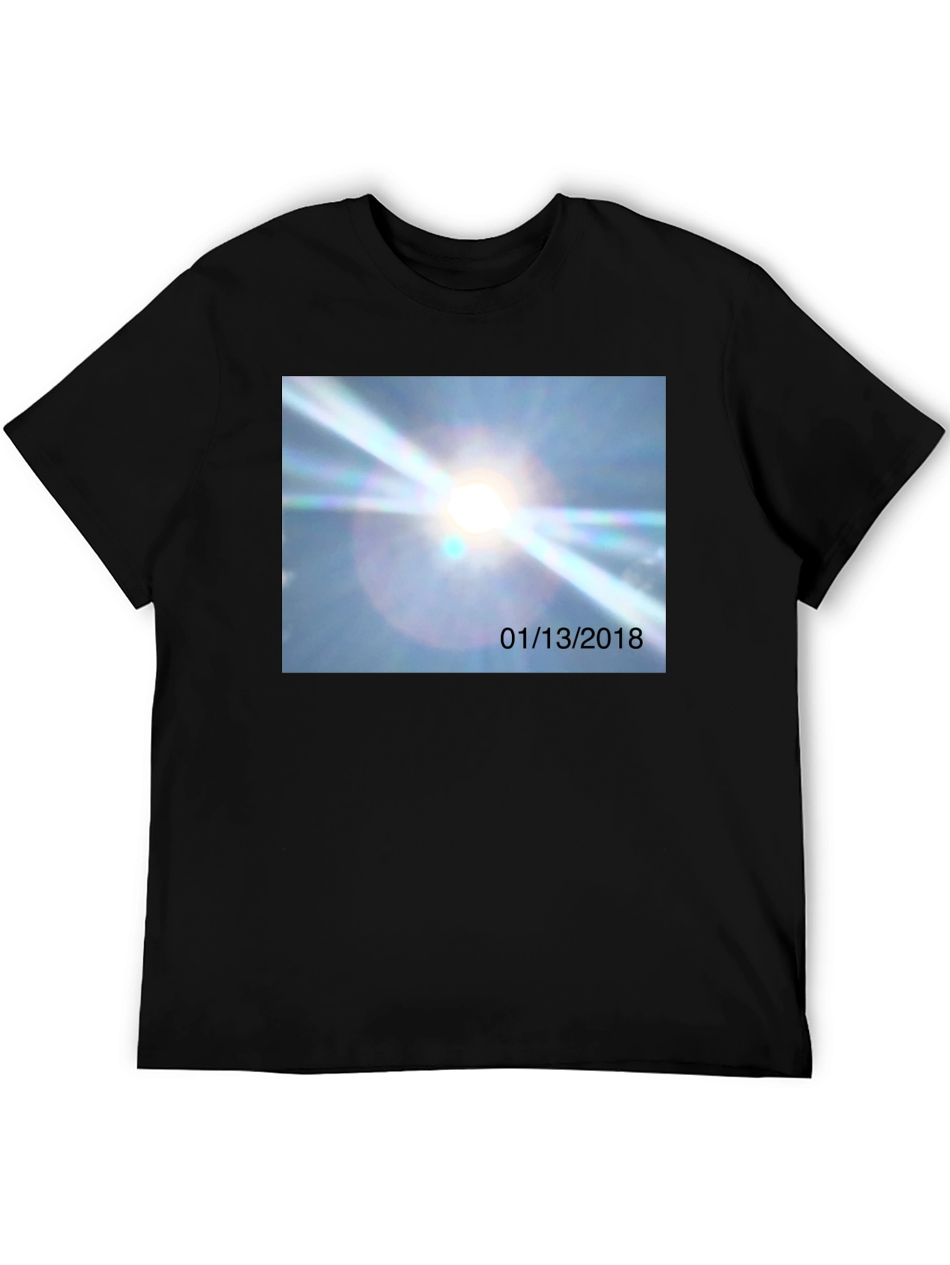 Unique Graphic Tee - January 13th 2018 Sun Flare