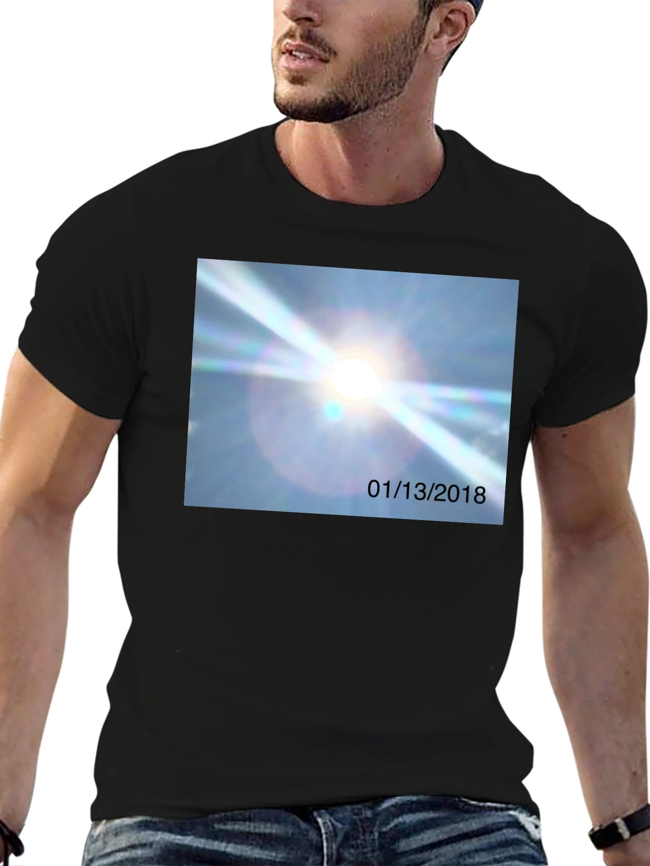 Unique Graphic Tee - January 13th 2018 Sun Flare