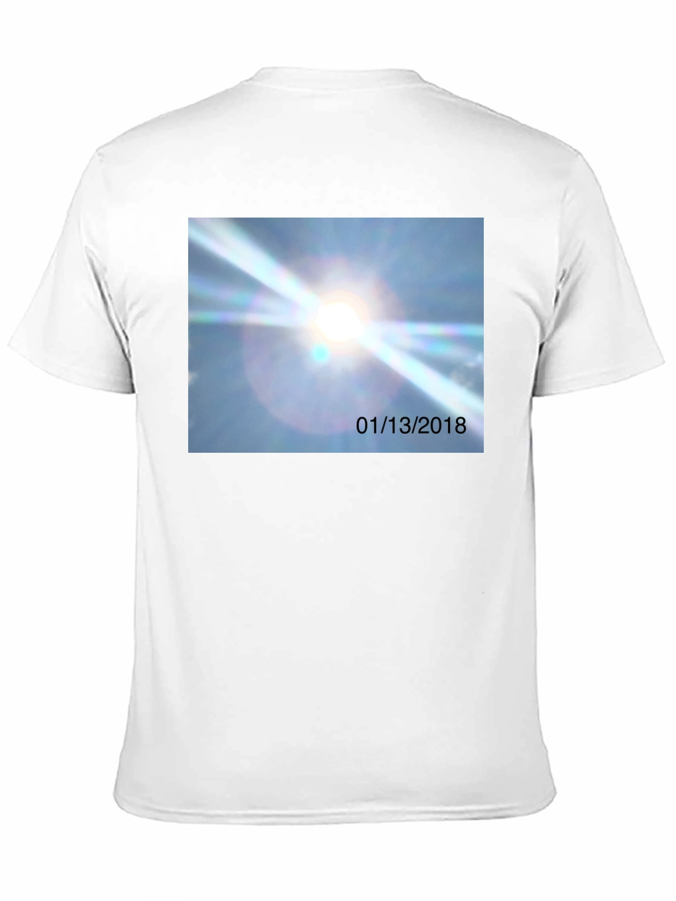 Unique Graphic Tee - January 13th 2018 Sun Flare
