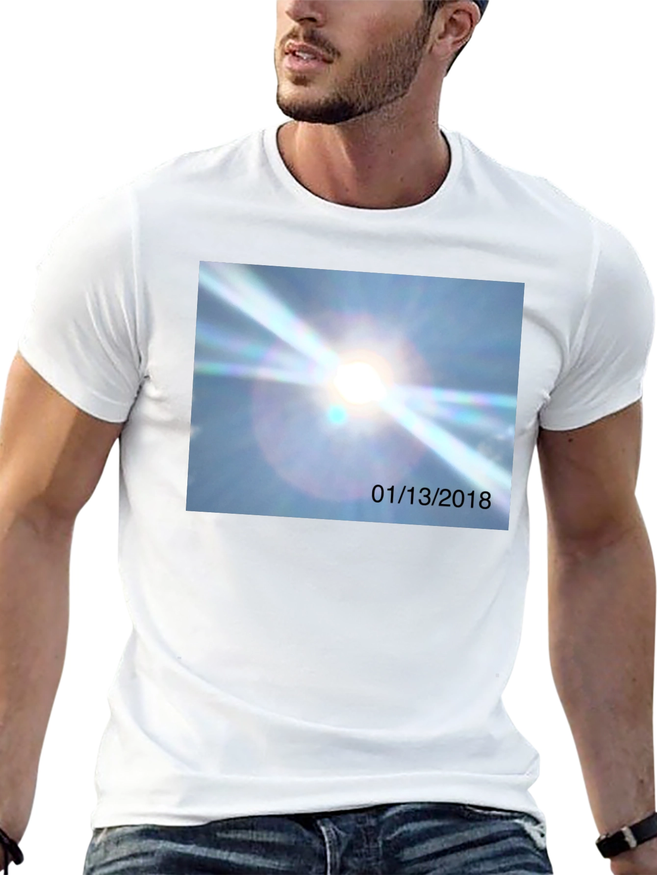 Unique Graphic Tee - January 13th 2018 Sun Flare