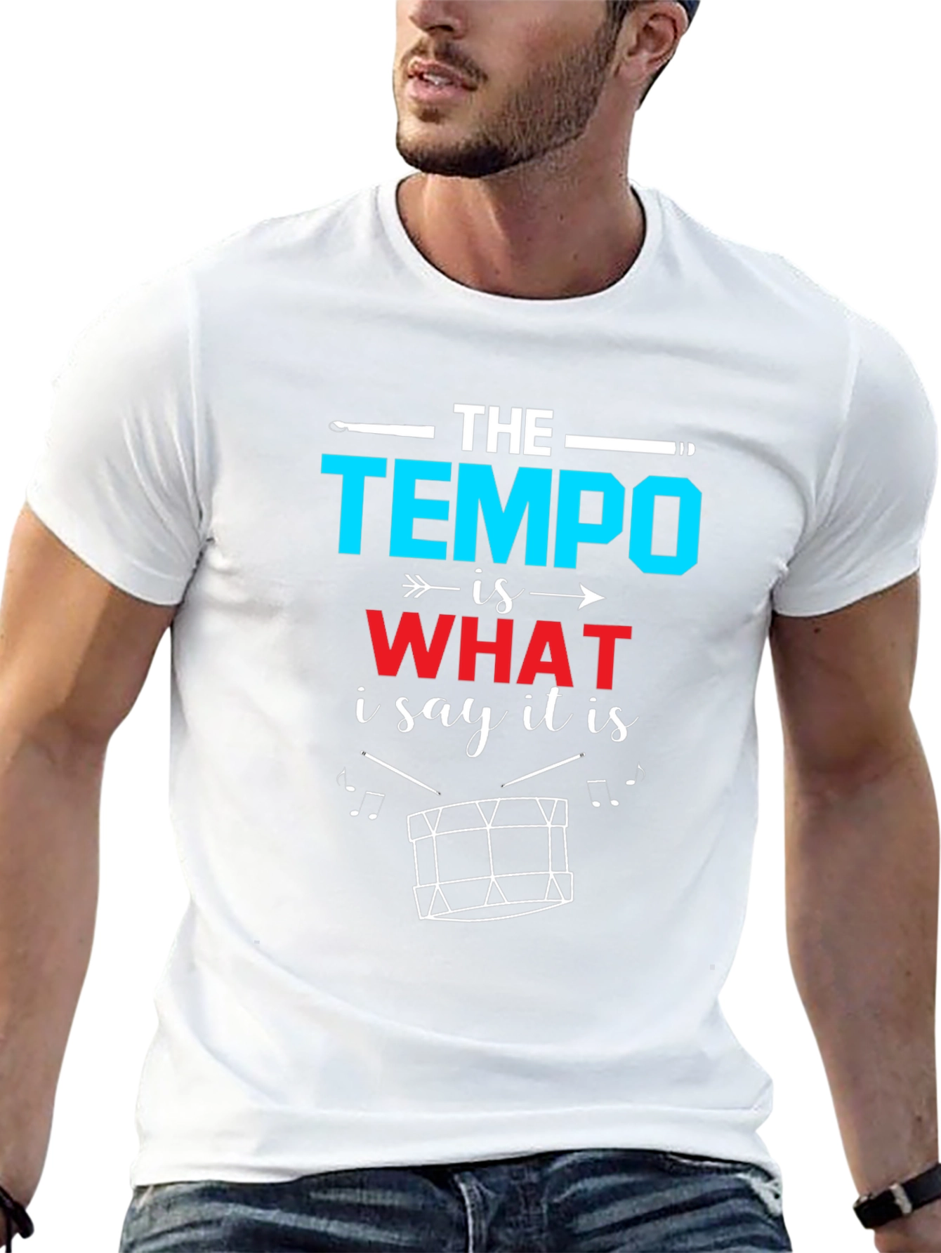 Tempo Drummer Graphic Tee