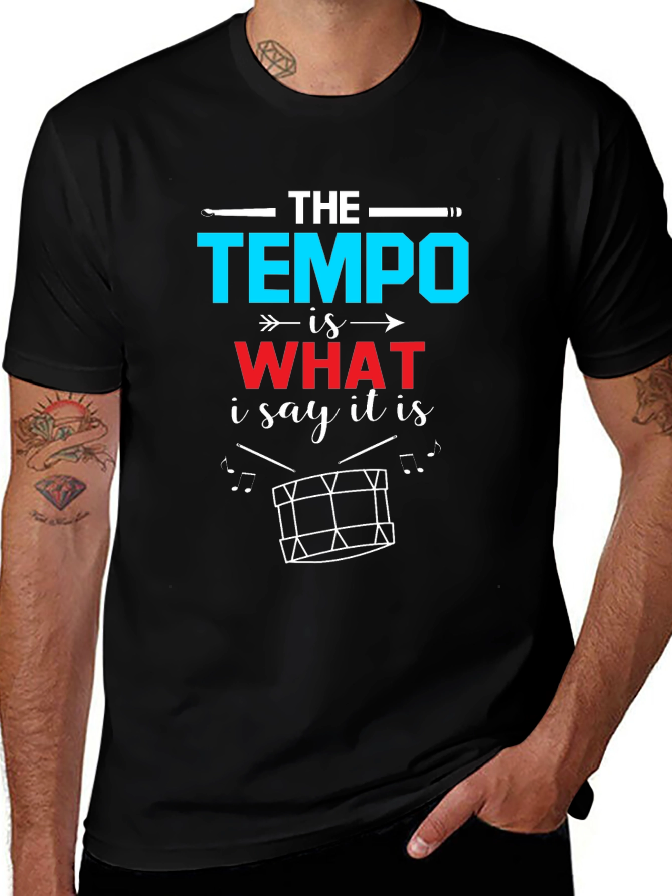 Tempo Drummer Graphic Tee
