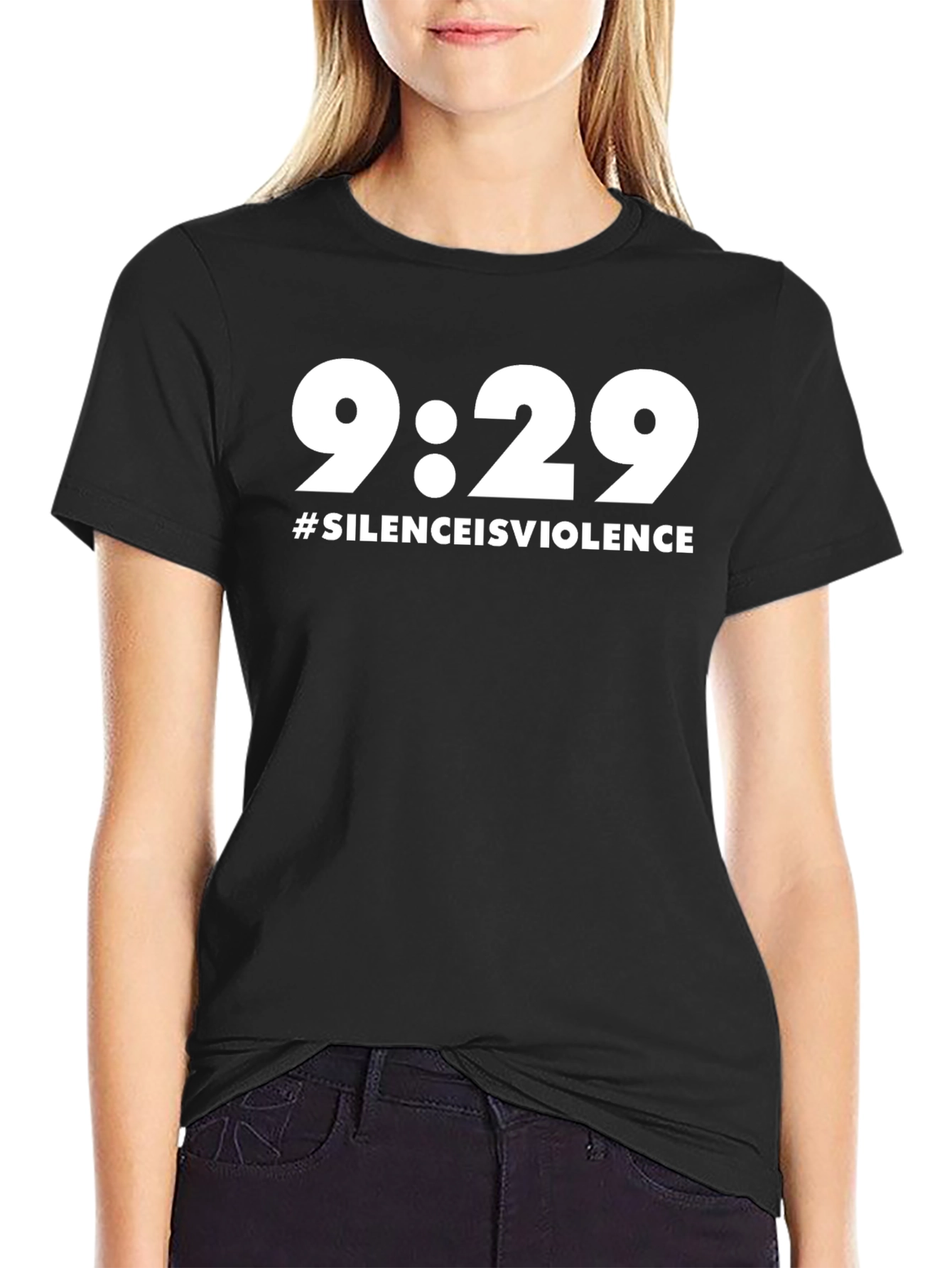 9:29 Silence is Violence Graphic Tee
