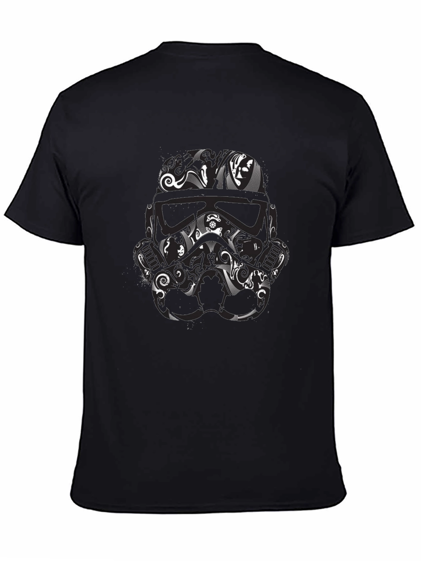 Stormtrooper Helmet Graphic Tee - Black
