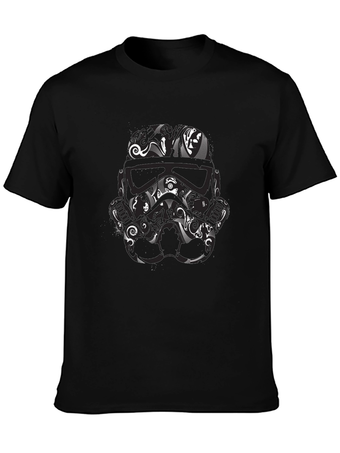 Stormtrooper Helmet Graphic Tee - Black