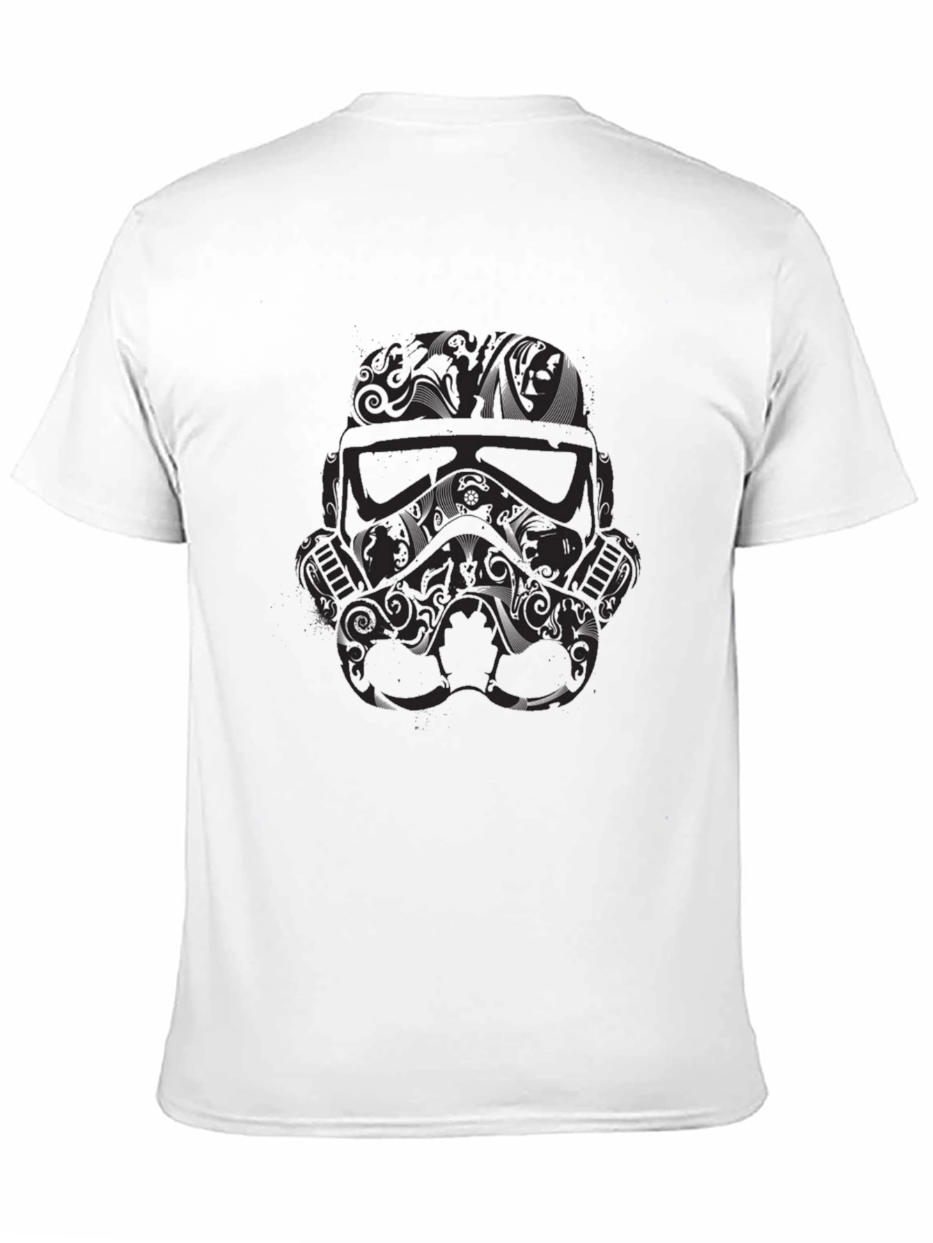 Stormtrooper Helmet Graphic Tee - Black