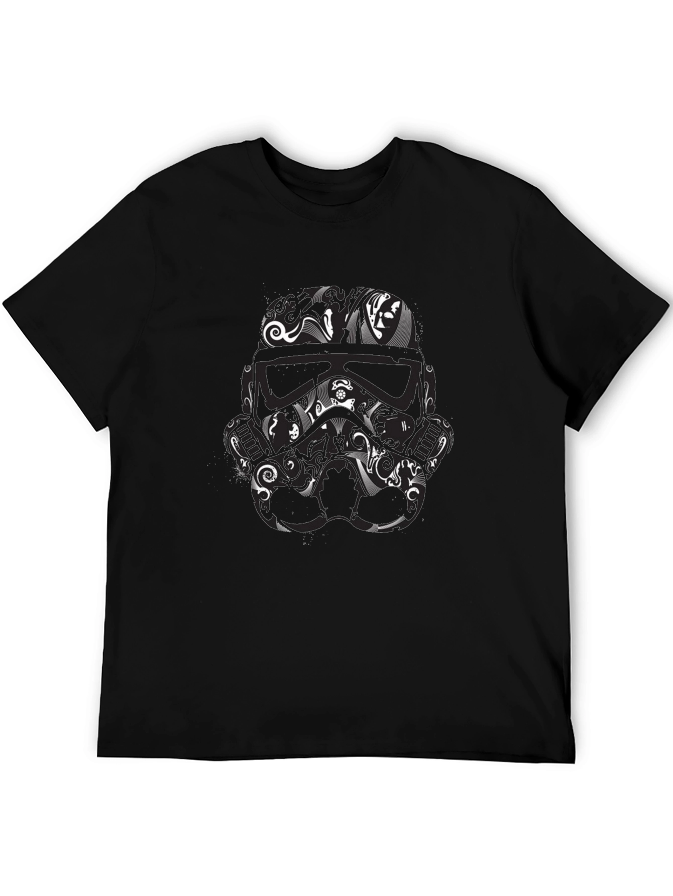 Stormtrooper Helmet Graphic Tee - Black