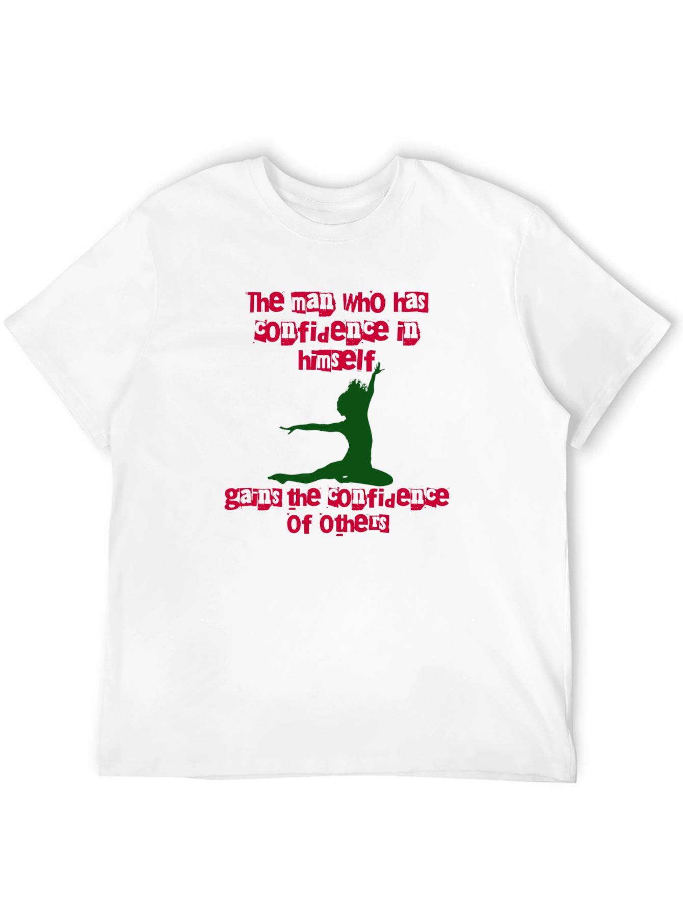 Confidence Graphic Tee - Mens Black T-Shirt