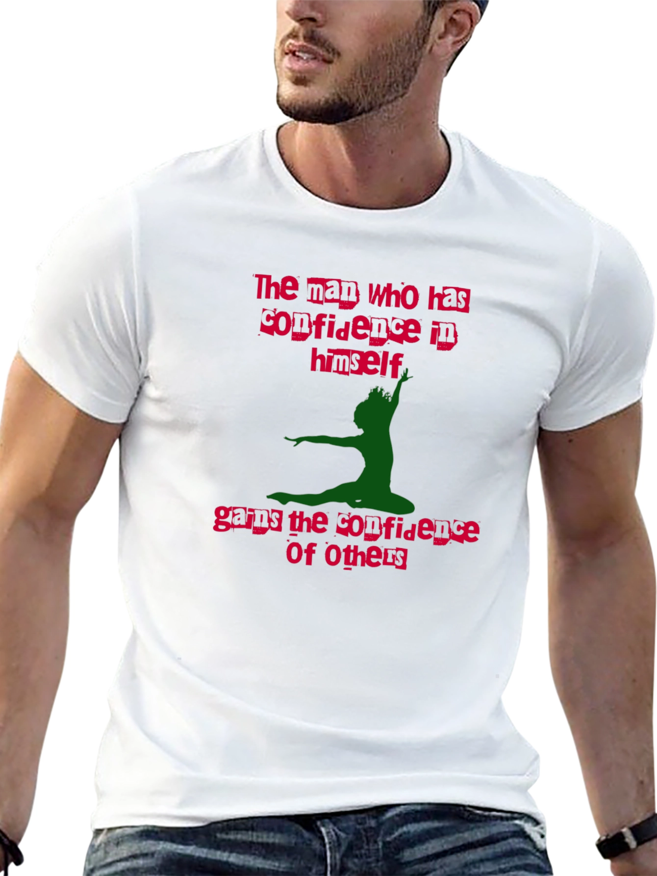Confidence Graphic Tee - Mens Black T-Shirt