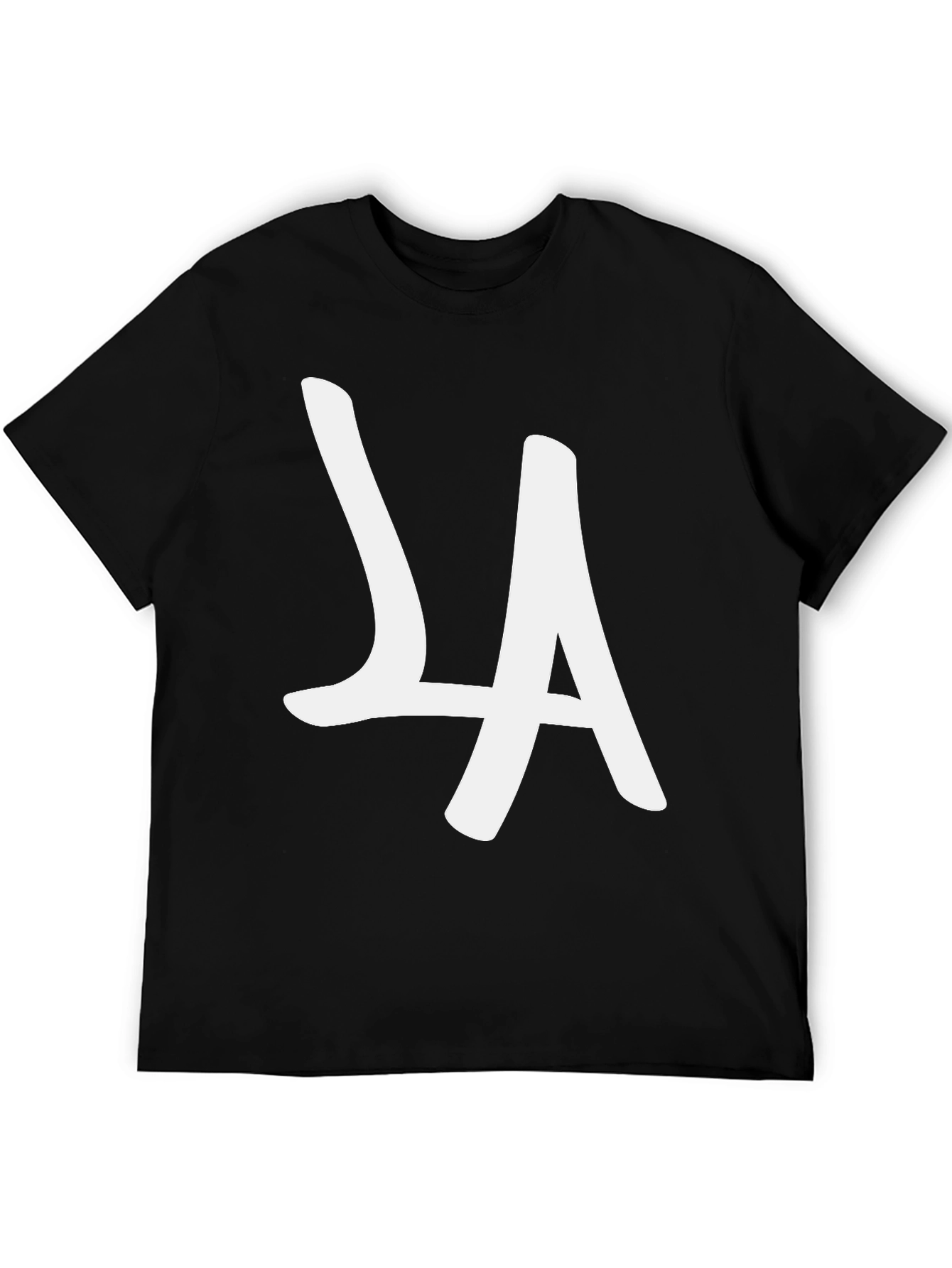 LA Graphic Tee - Black Cotton Blend