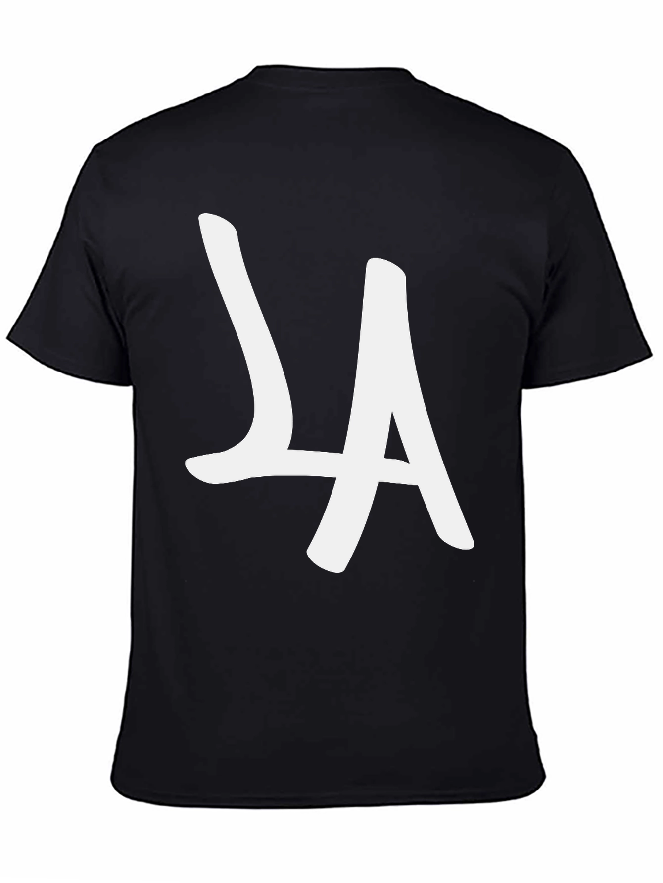 LA Graphic Tee - Black Cotton Blend