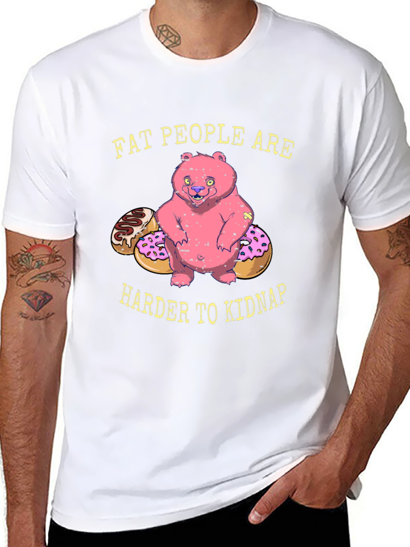 Funny Fat People Are Harder To Kidnap T-Shirt