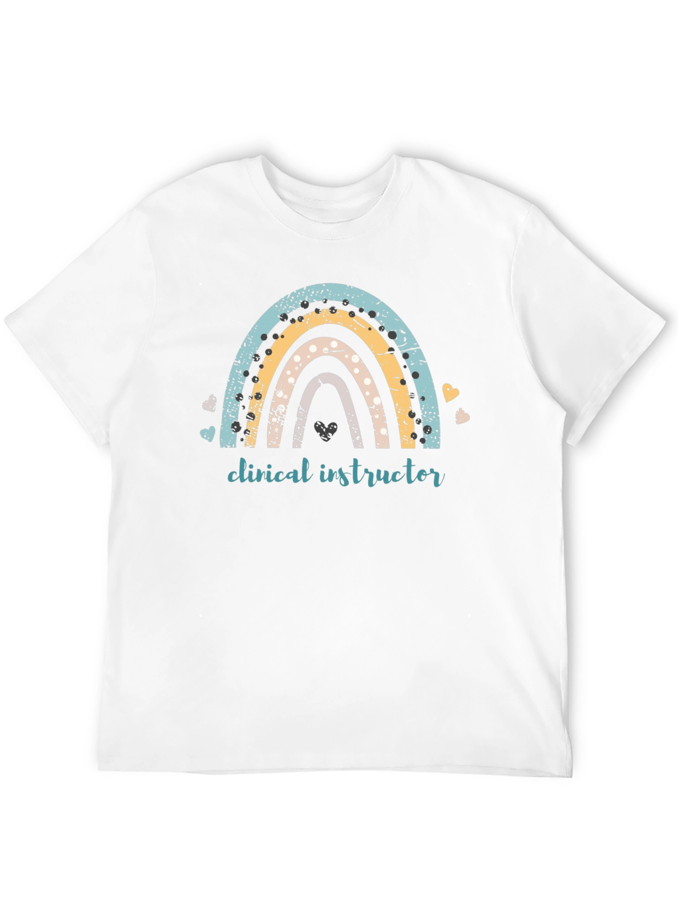 Clinical Instructor Rainbow Graphic Tee - Black