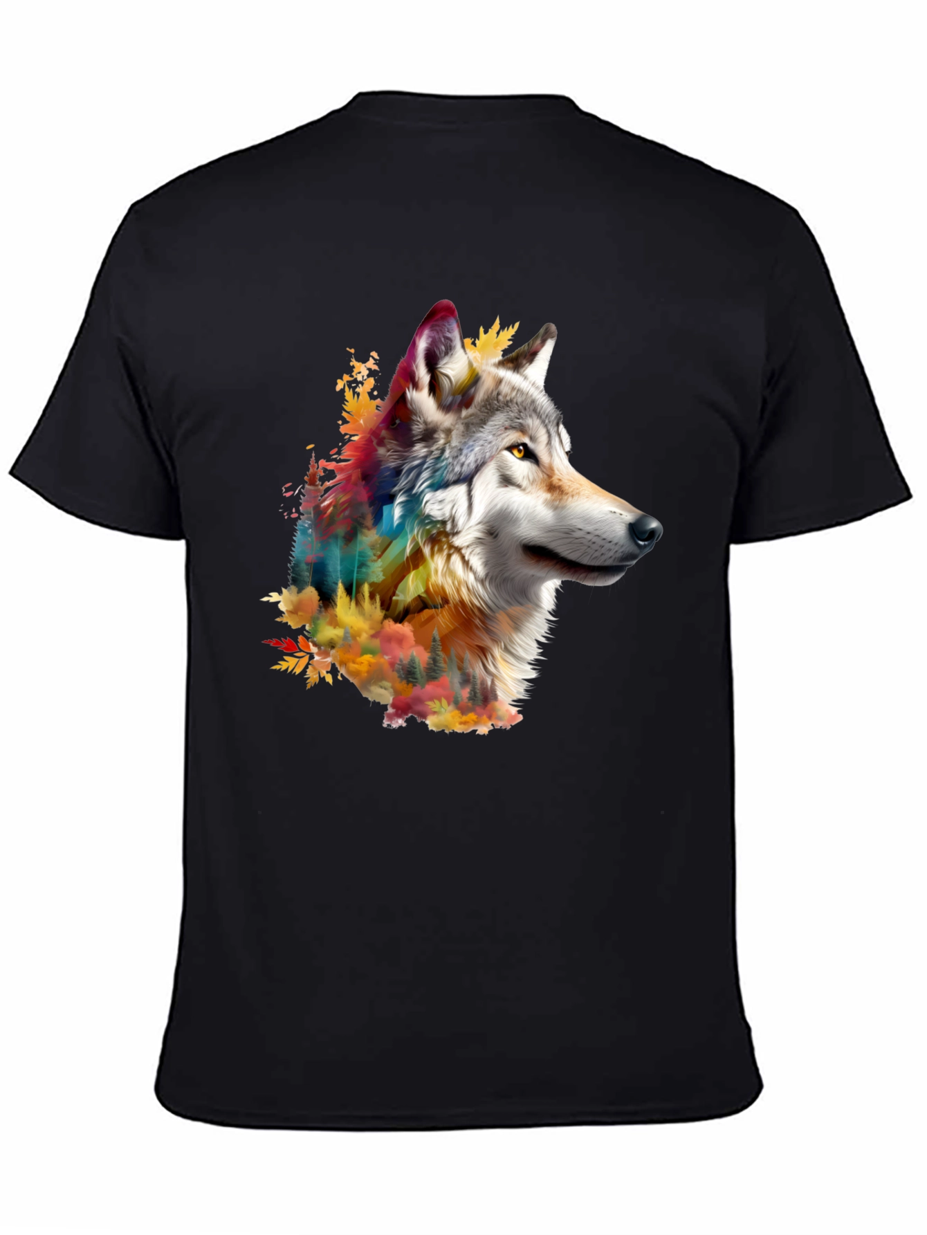 Wolf Nature Graphic T-Shirt