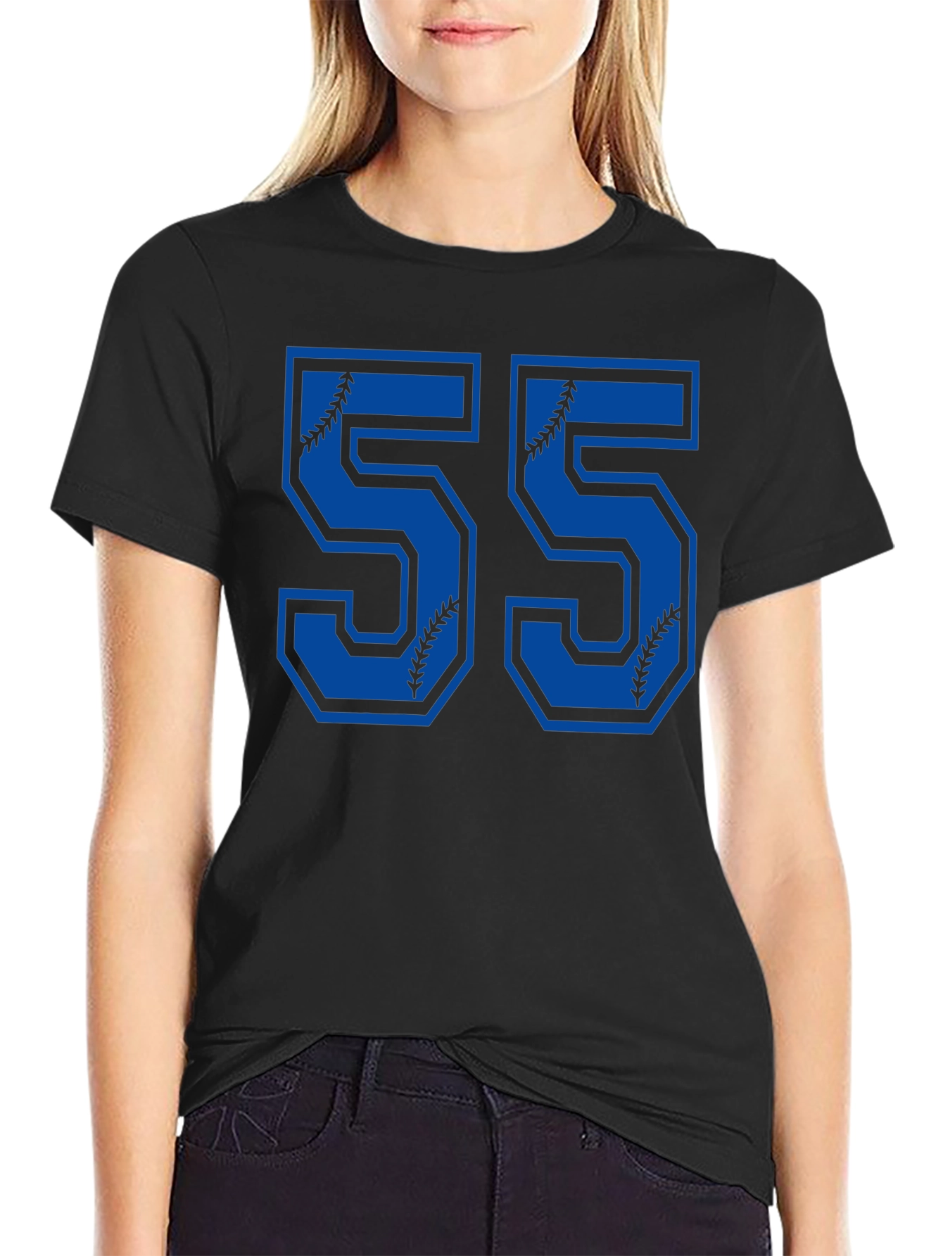 Baseball Number 55 T-Shirt