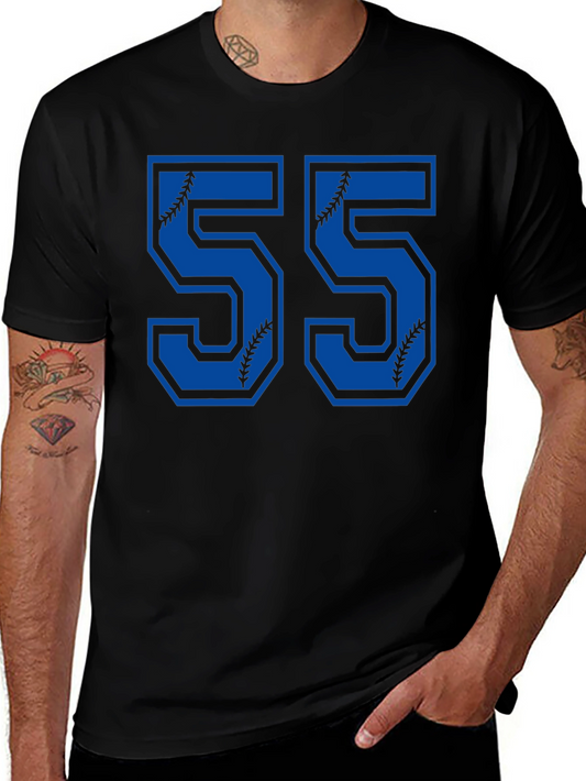 Baseball Number 55 T-Shirt