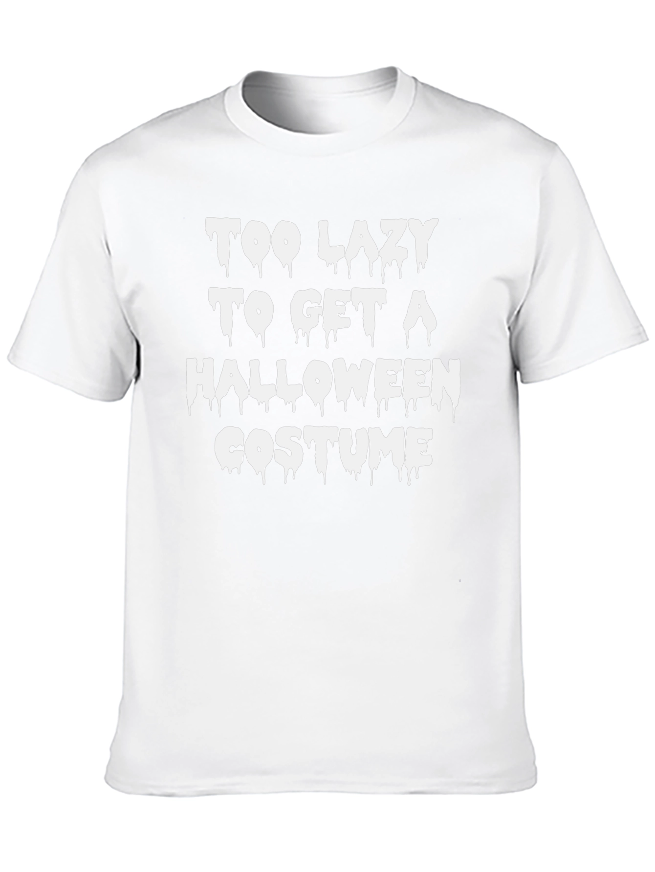 Too Lazy Halloween Costume T-Shirt - Funny & Easy!