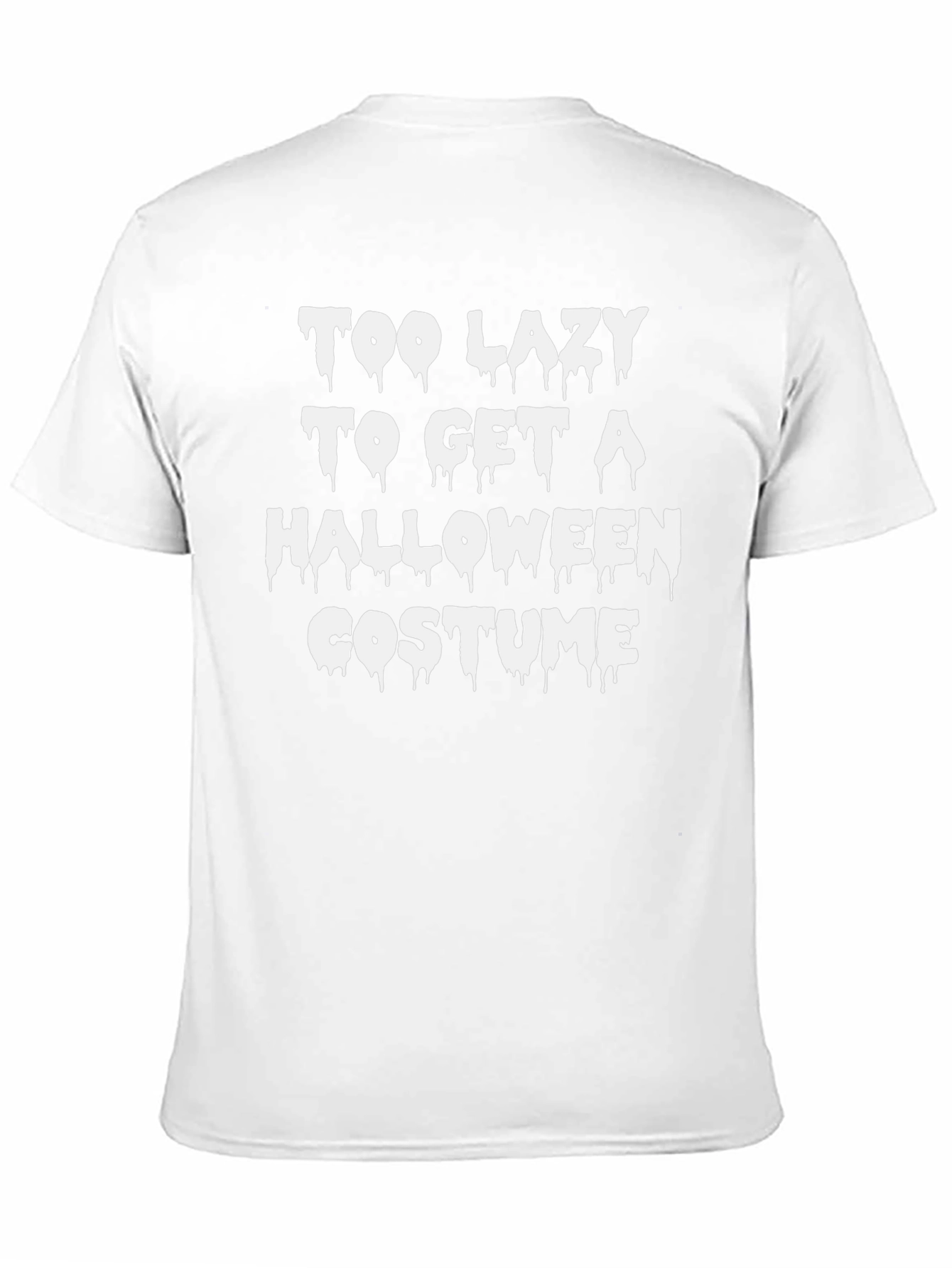 Too Lazy Halloween Costume T-Shirt - Funny & Easy!