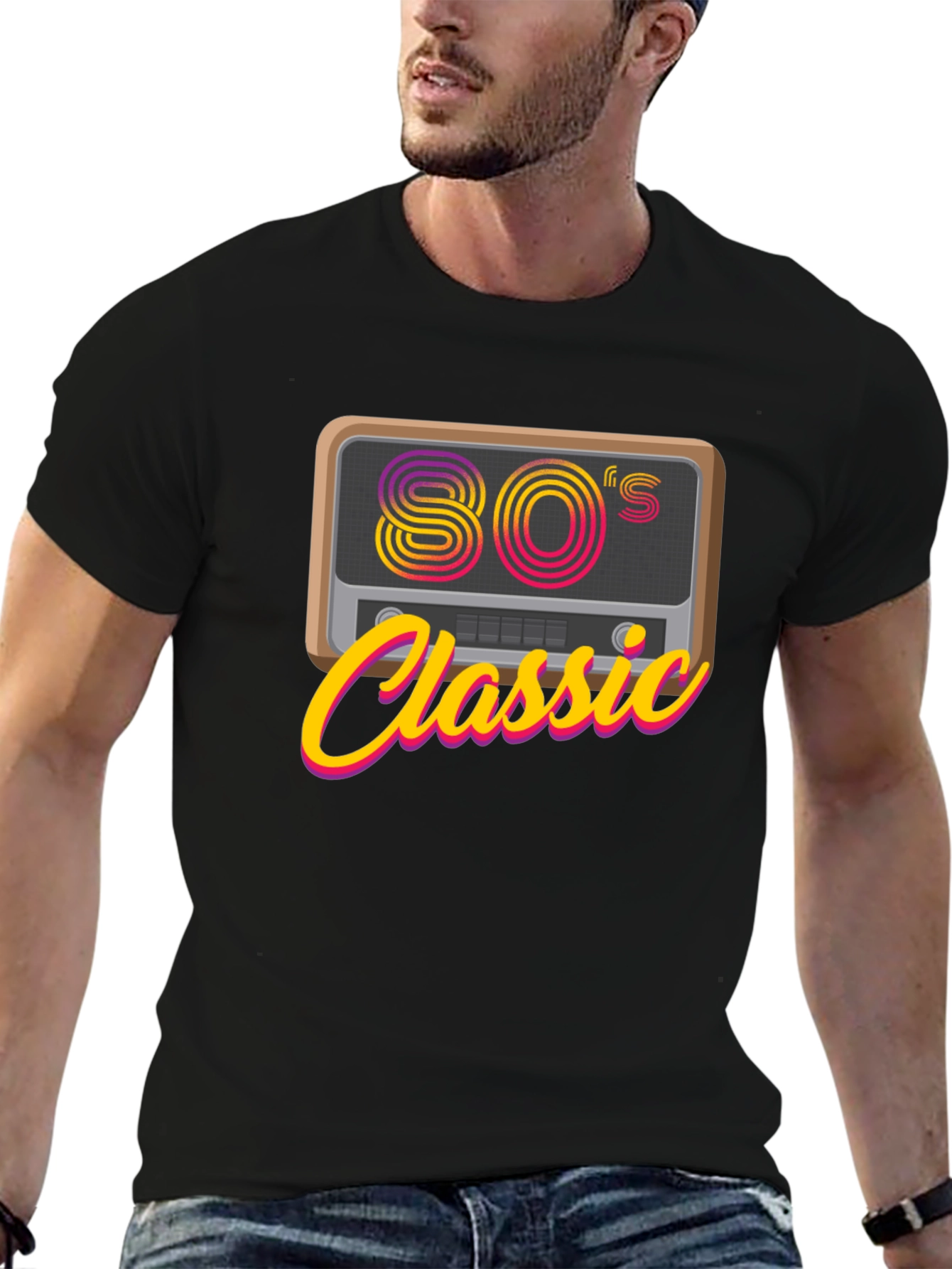 80s Classic Radio T-Shirt - Retro Style