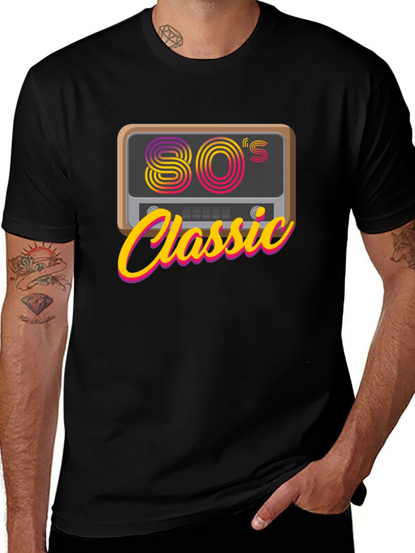 80s Classic Radio T-Shirt - Retro Style