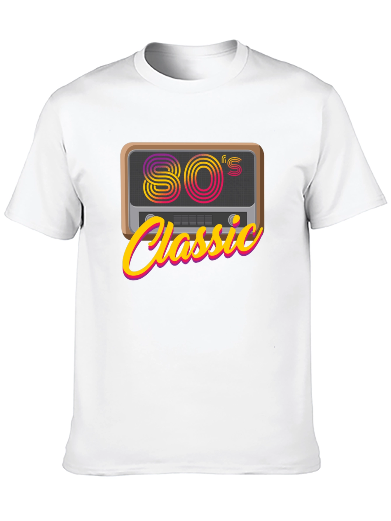 80s Classic Radio T-Shirt - Retro Style