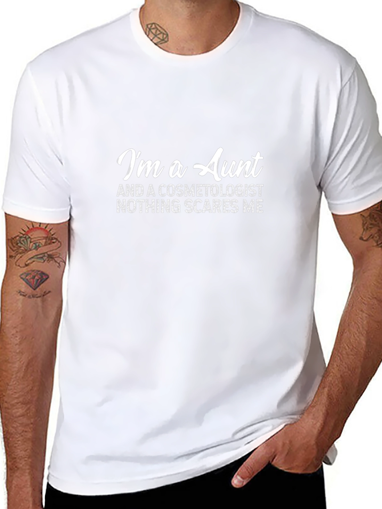 Im a Aunt & Cosmetologist T-Shirt