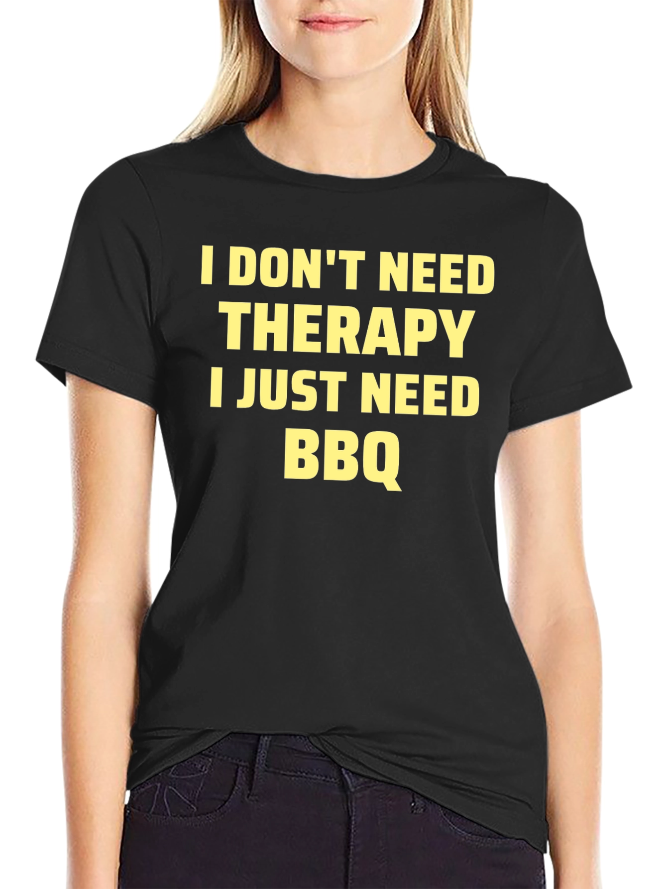 BBQ Therapy Mens T-Shirt - Funny BBQ Lover Gift