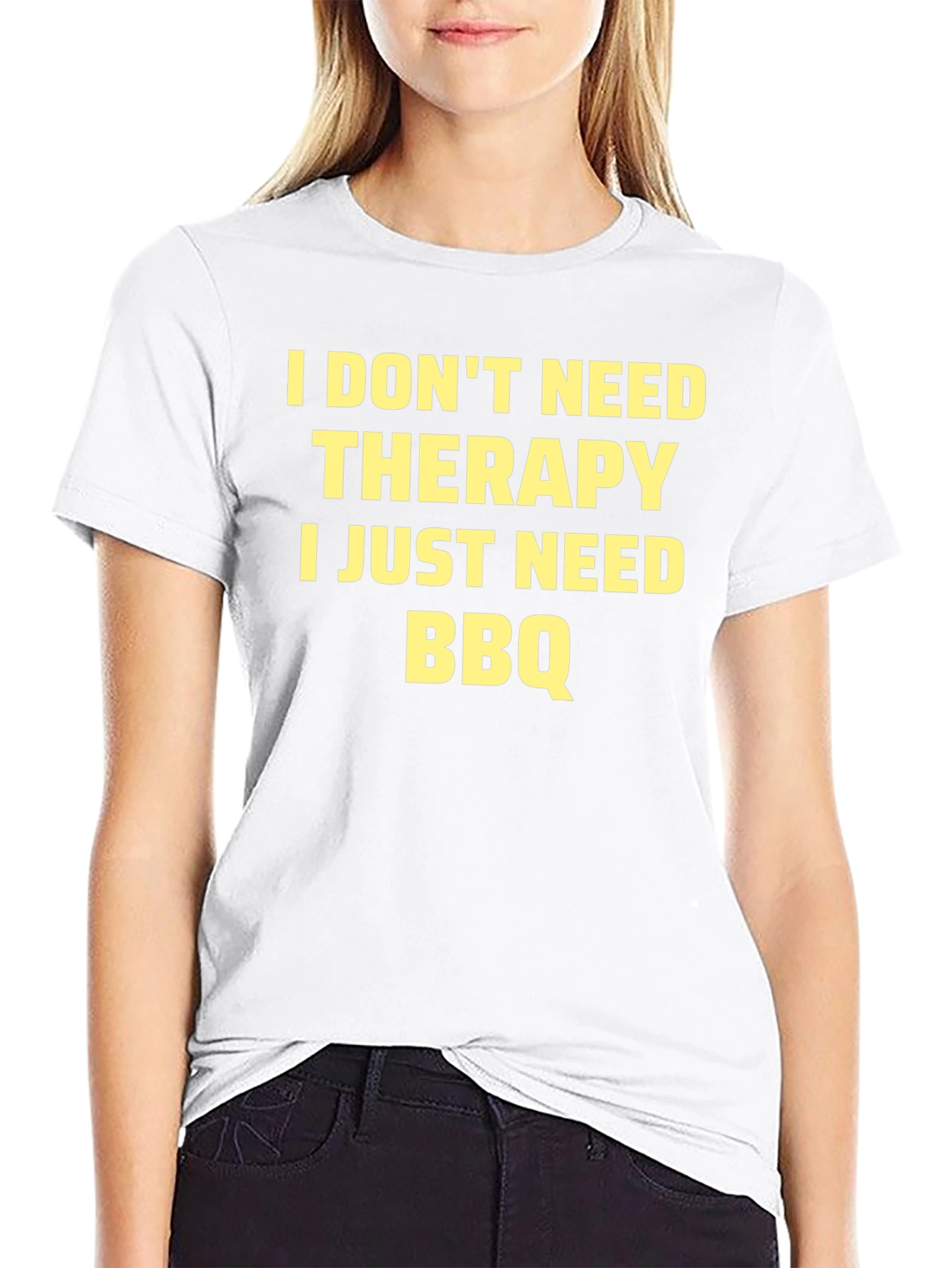BBQ Therapy Mens T-Shirt - Funny BBQ Lover Gift