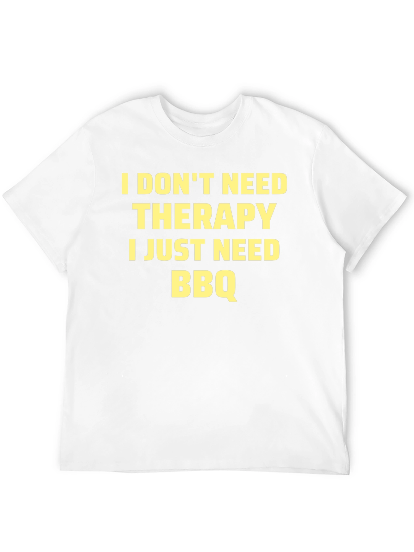 BBQ Therapy Mens T-Shirt - Funny BBQ Lover Gift