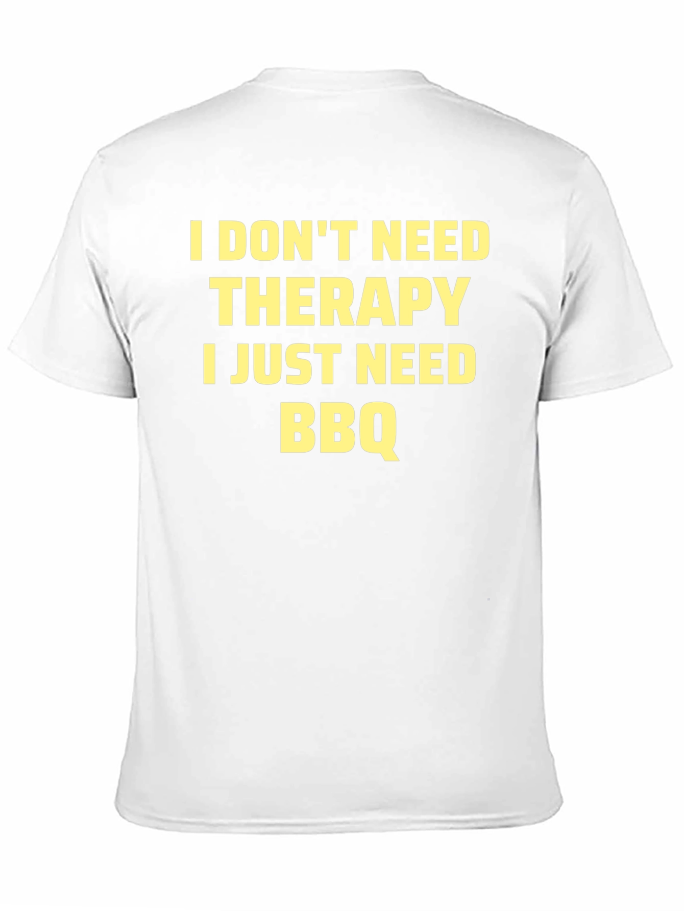 BBQ Therapy Mens T-Shirt - Funny BBQ Lover Gift