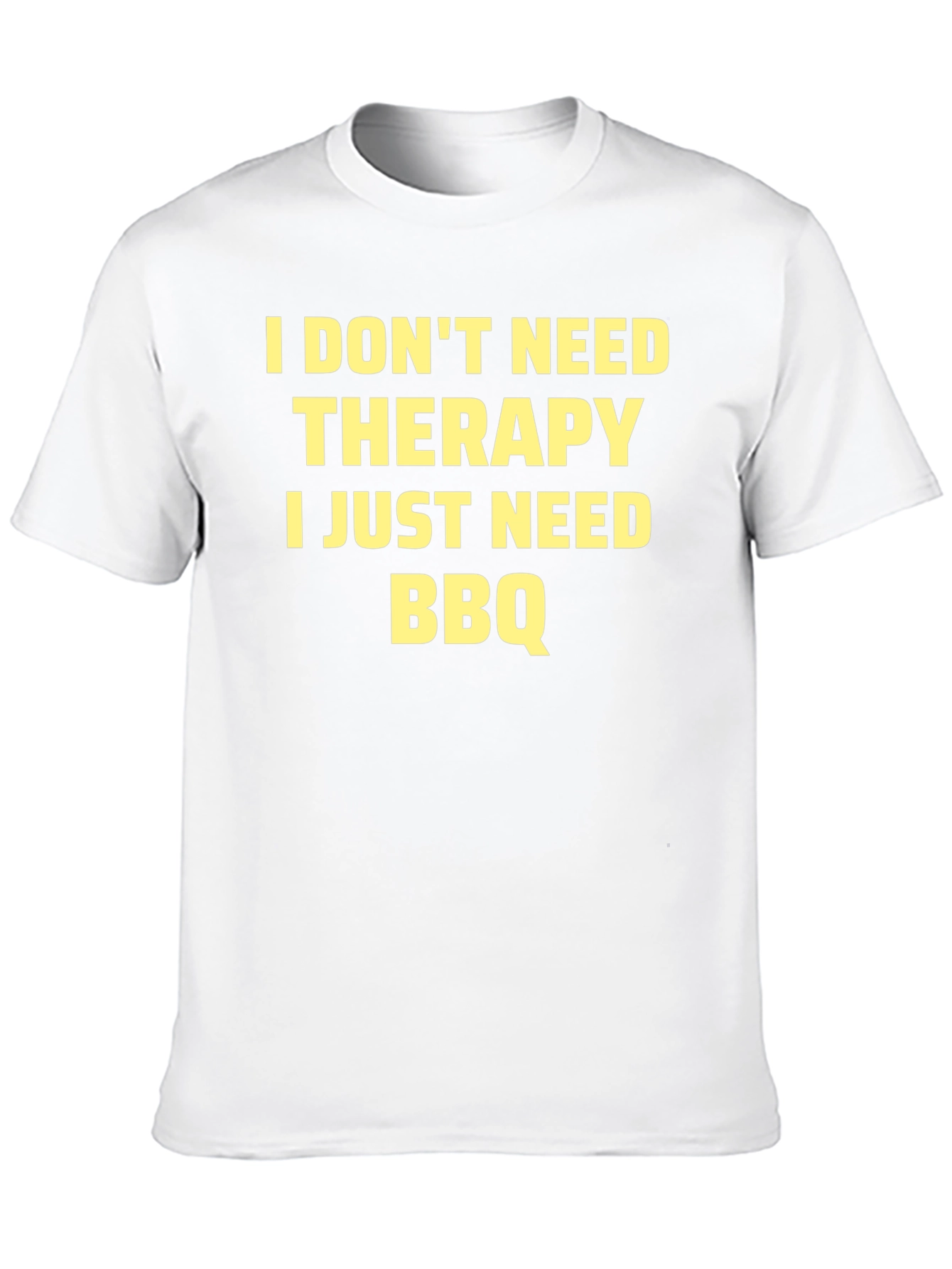 BBQ Therapy Mens T-Shirt - Funny BBQ Lover Gift