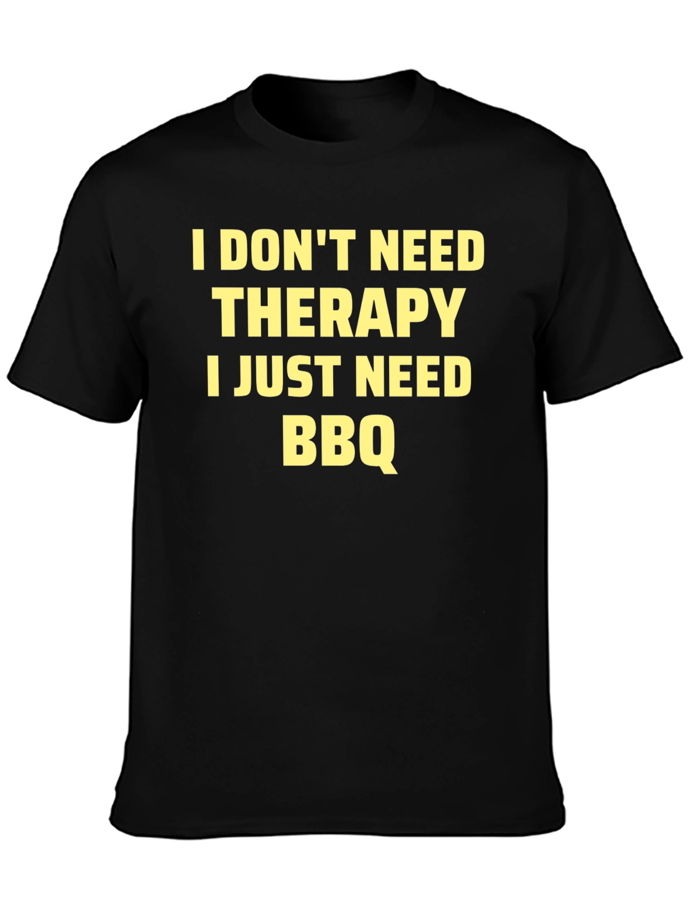BBQ Therapy Mens T-Shirt - Funny BBQ Lover Gift