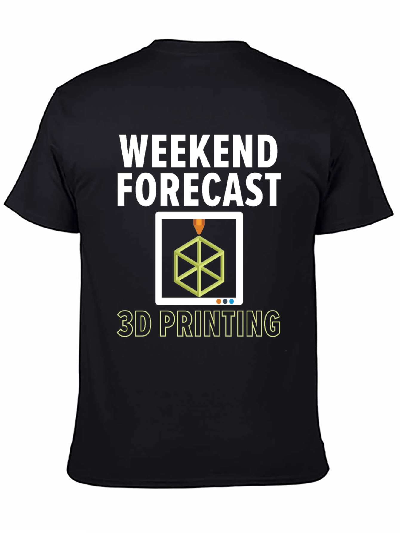 Weekend Forecast 3D Printing T-Shirt - Hobbyist Apparel