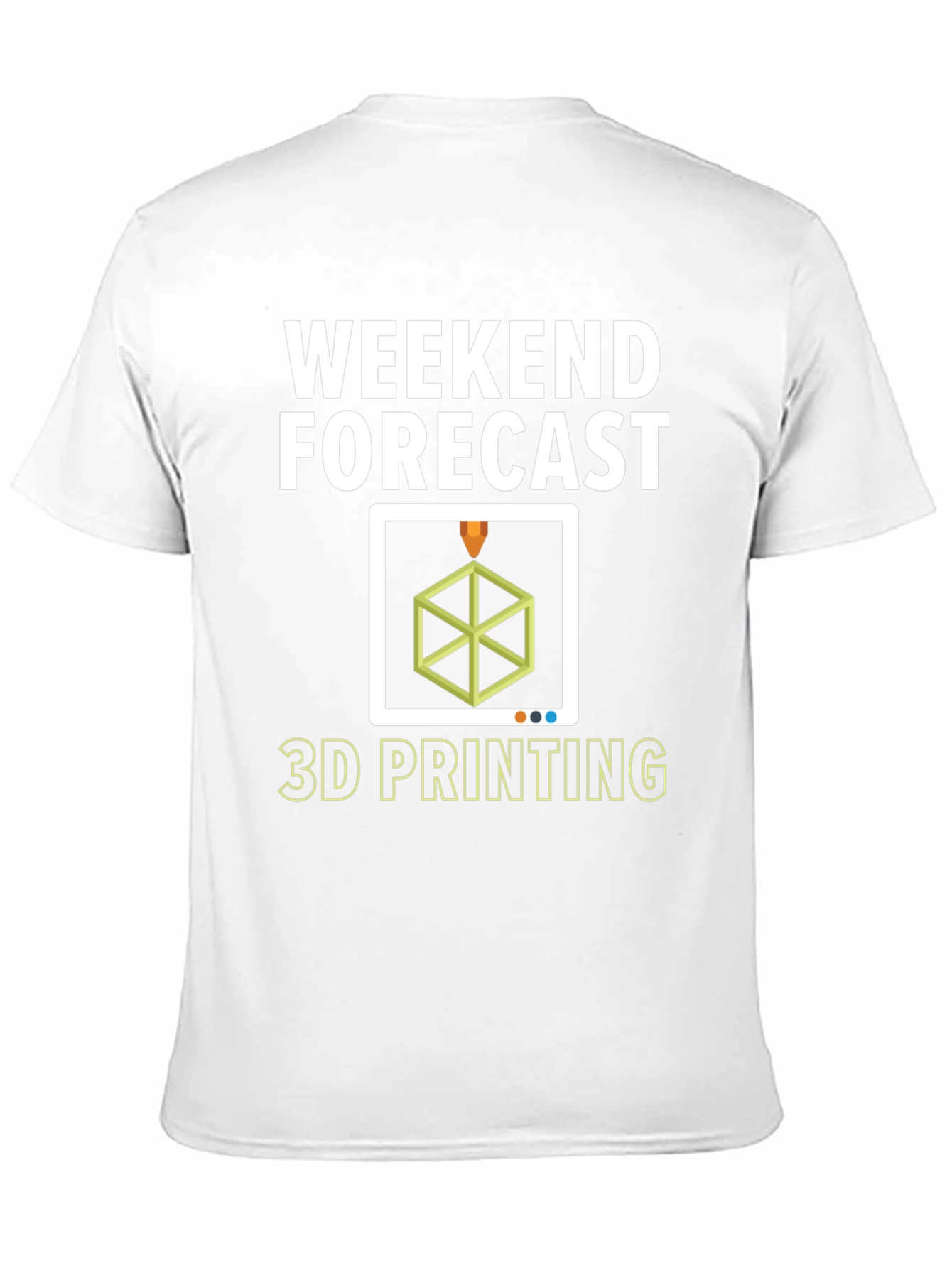 Weekend Forecast 3D Printing T-Shirt - Hobbyist Apparel