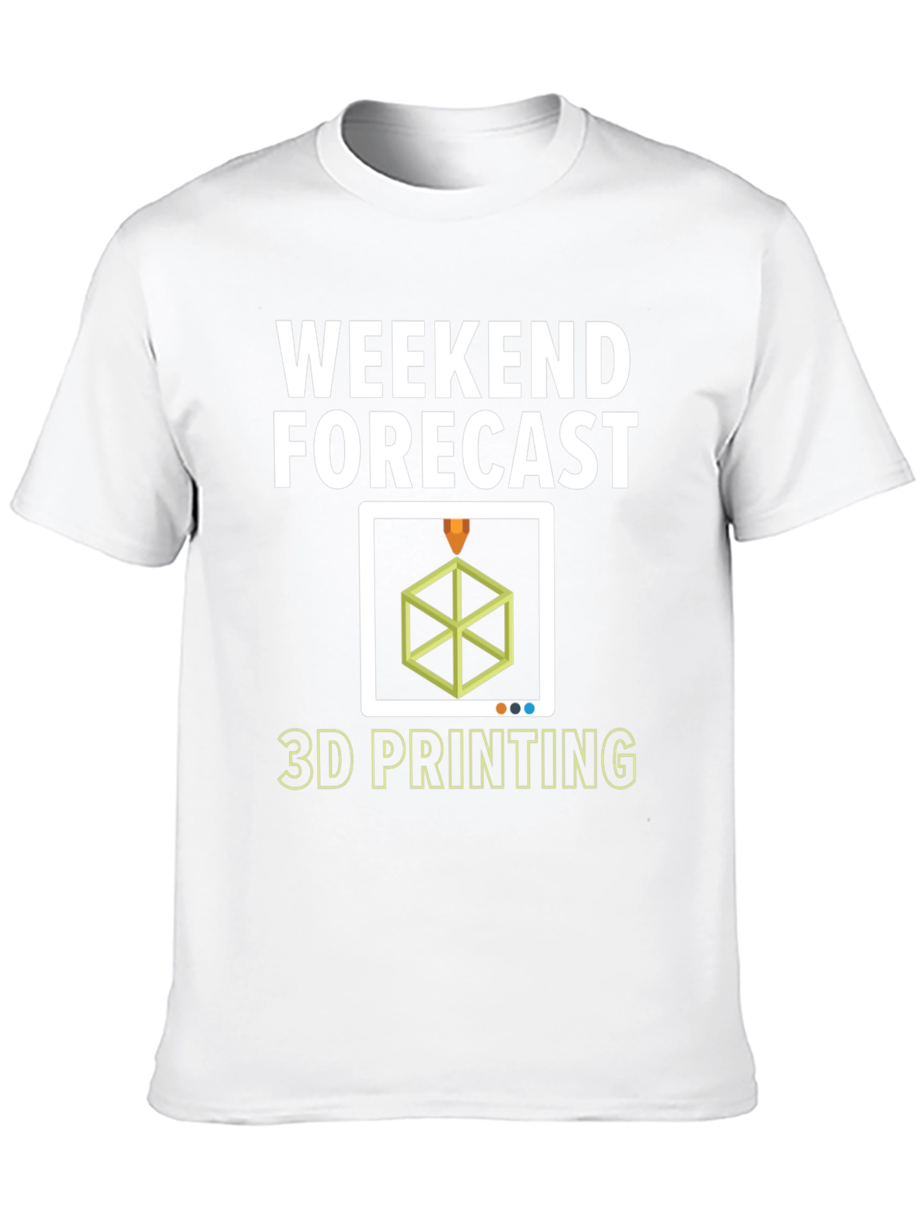 Weekend Forecast 3D Printing T-Shirt - Hobbyist Apparel