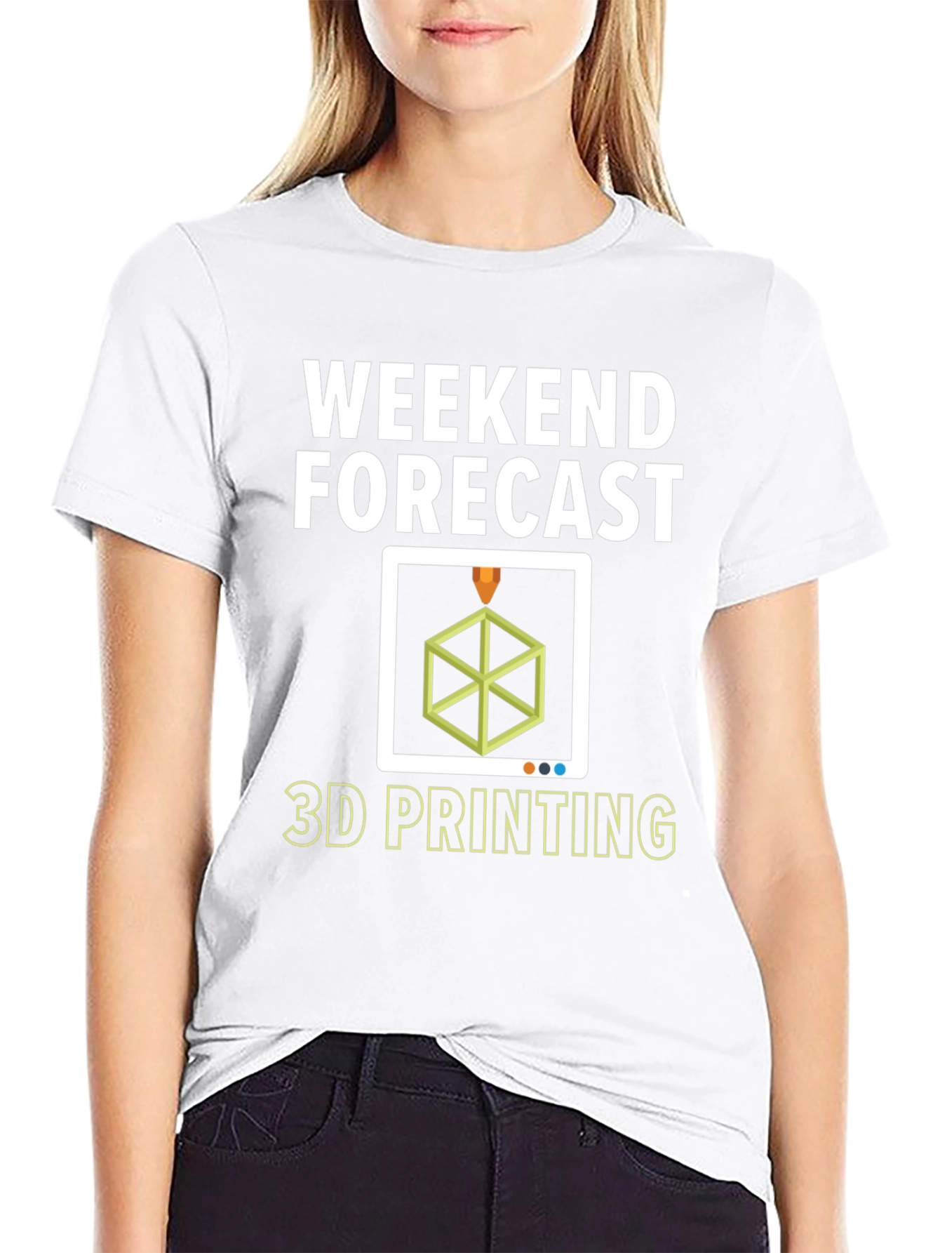 Weekend Forecast 3D Printing T-Shirt - Hobbyist Apparel