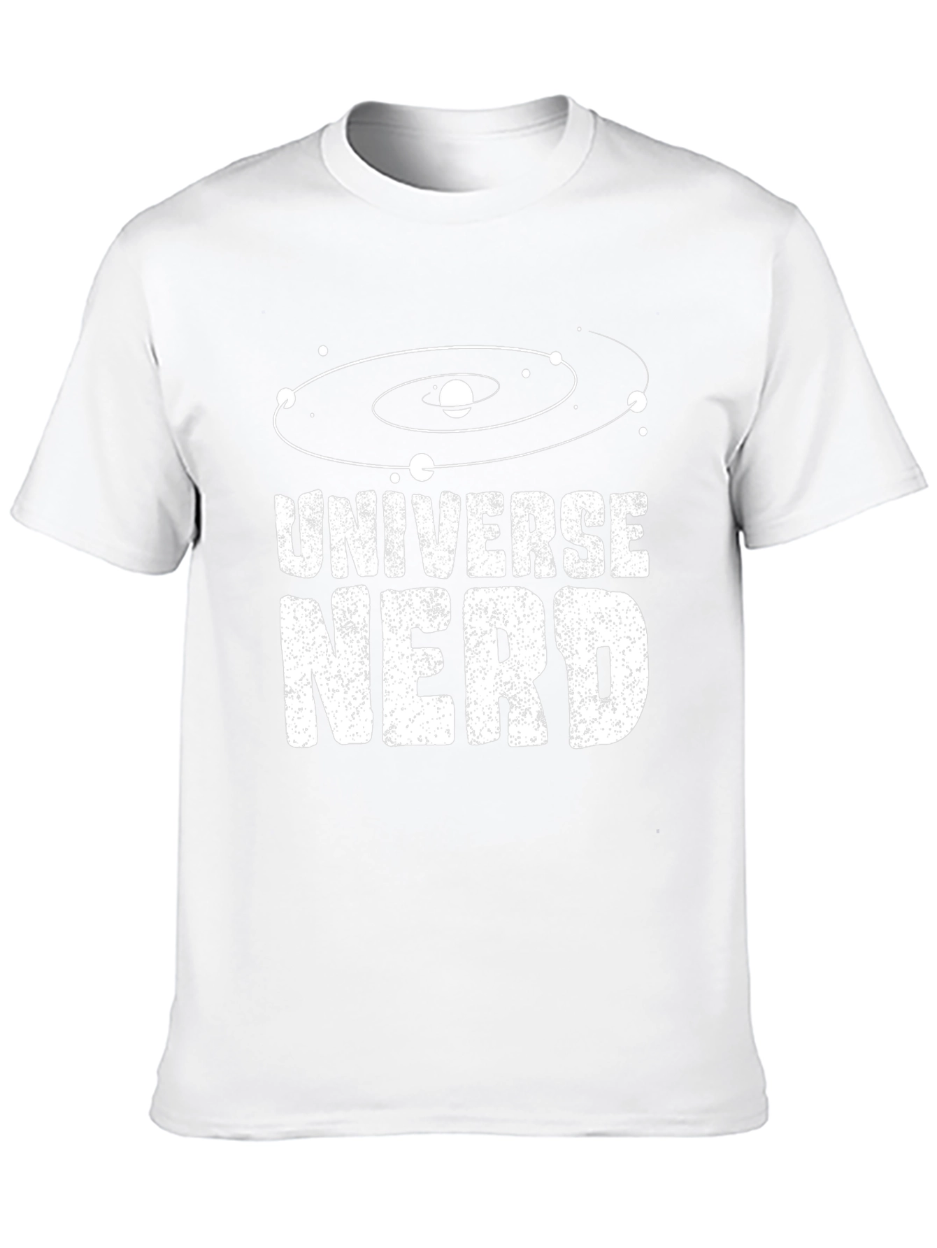 Universe Nerd Graphic Tee - Black Cotton T-Shirt