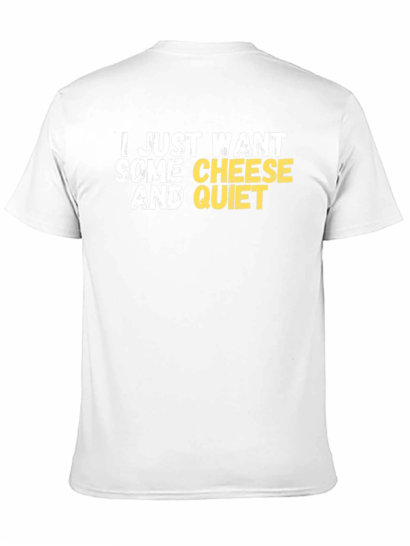 Cheese and Quiet Black T-Shirt