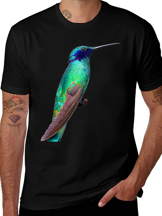 Hummingbird Graphic Tee - Black T-Shirt