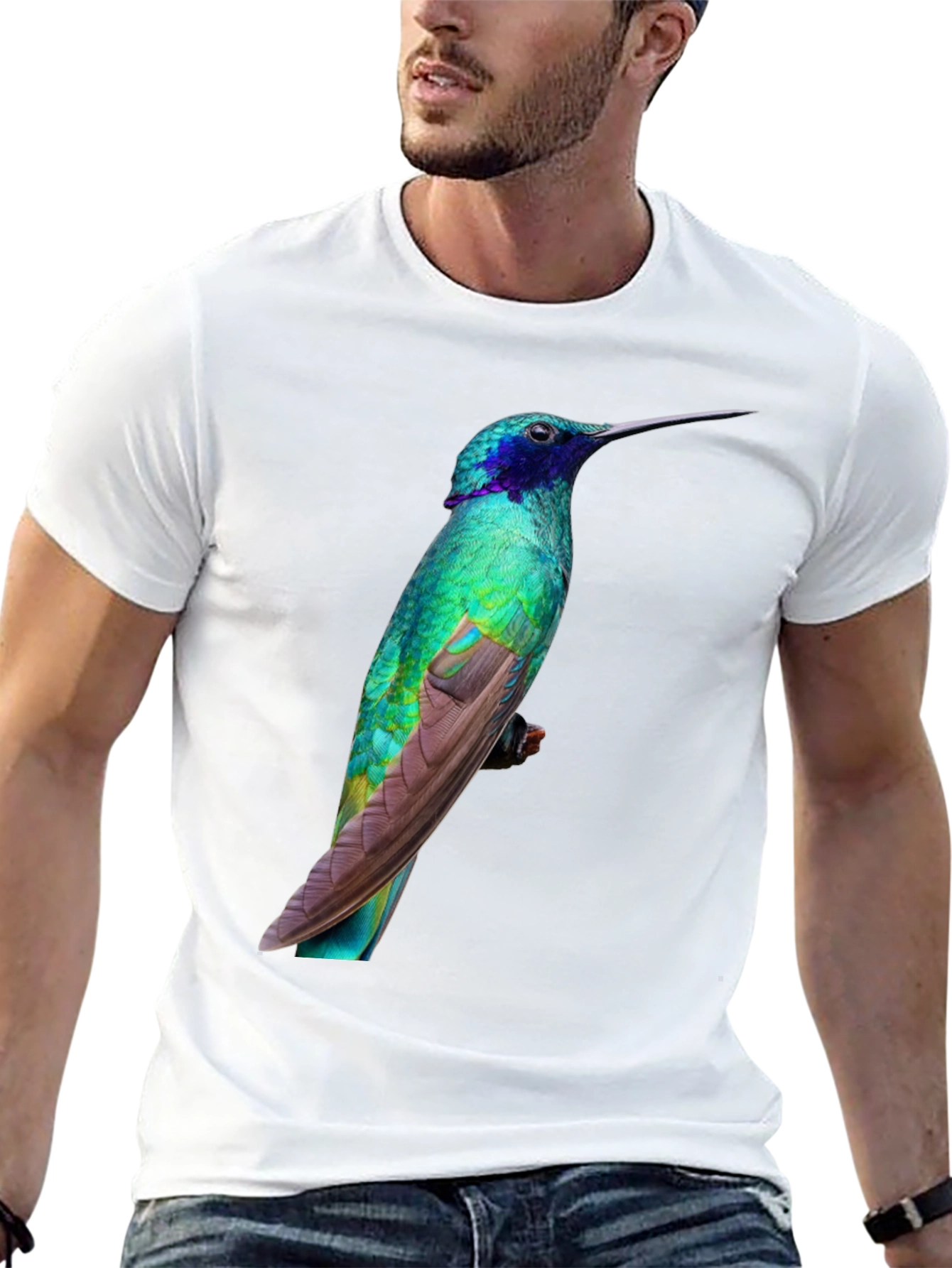 Hummingbird Graphic Tee - Black T-Shirt
