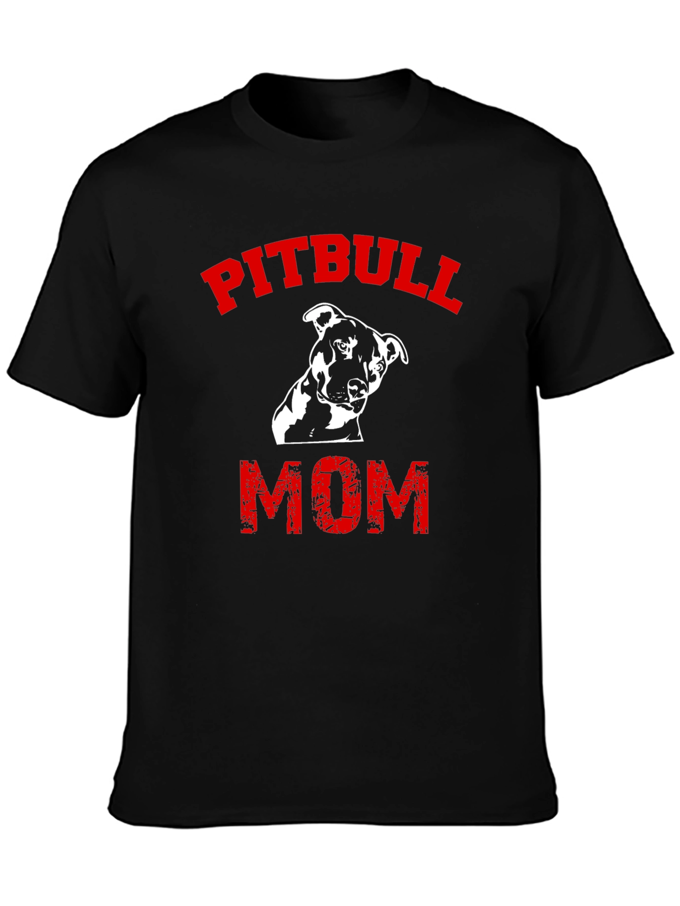 Pitbull Mom Graphic Tee - Dog Lover T-Shirt