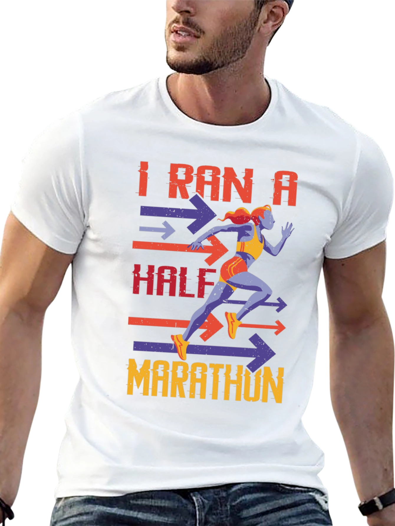 I Ran A Half Marathon T-Shirt - Athlete Tee
