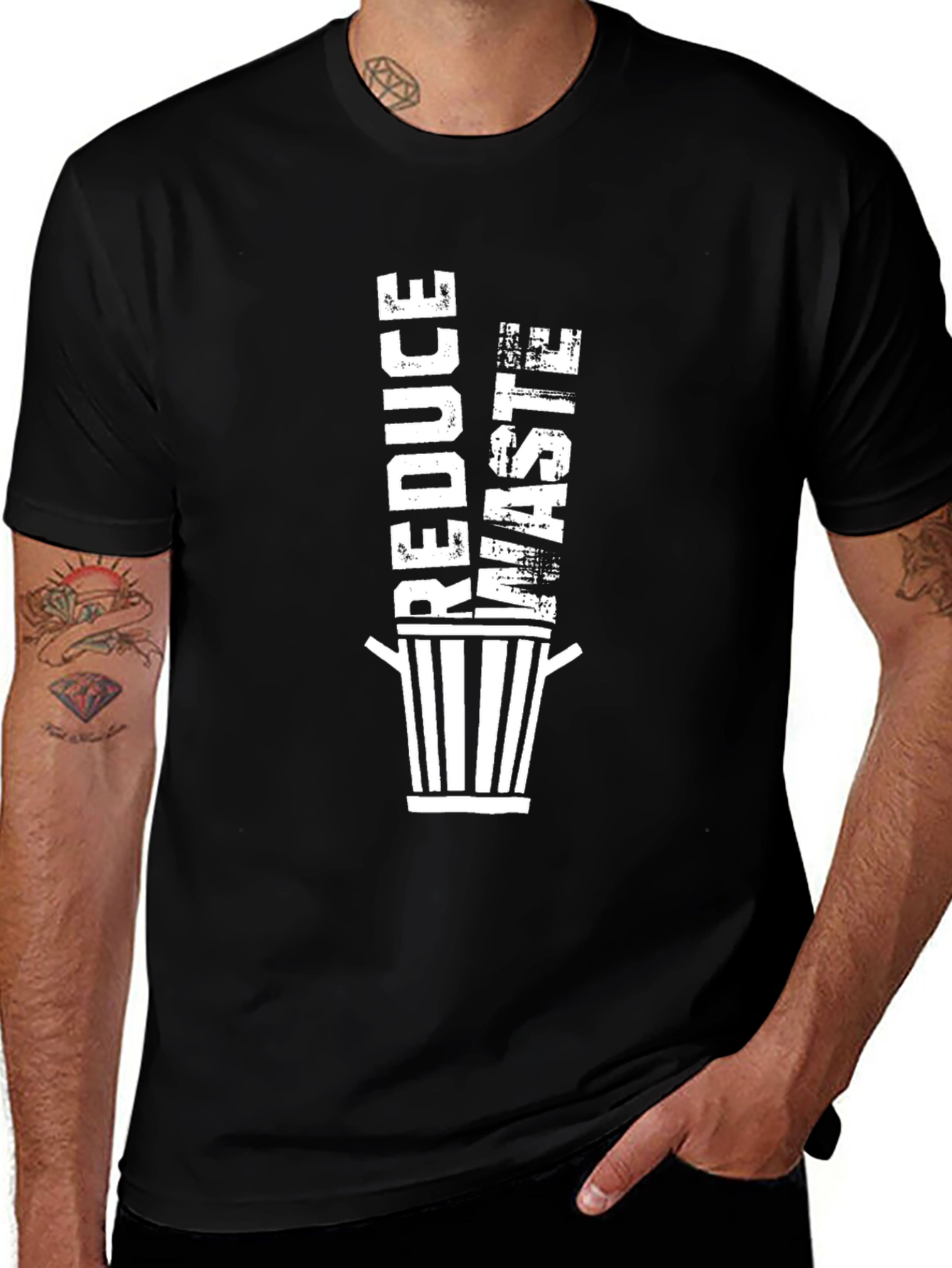 Reduce Waste Graphic Tee - Eco-Friendly Fashion