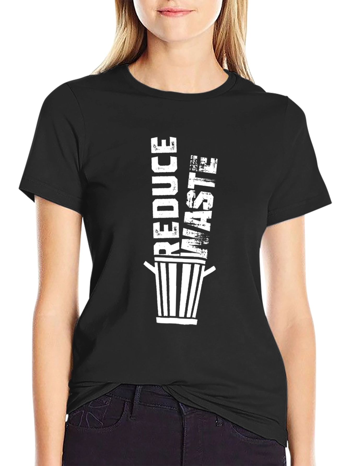 Reduce Waste Graphic Tee - Eco-Friendly Fashion