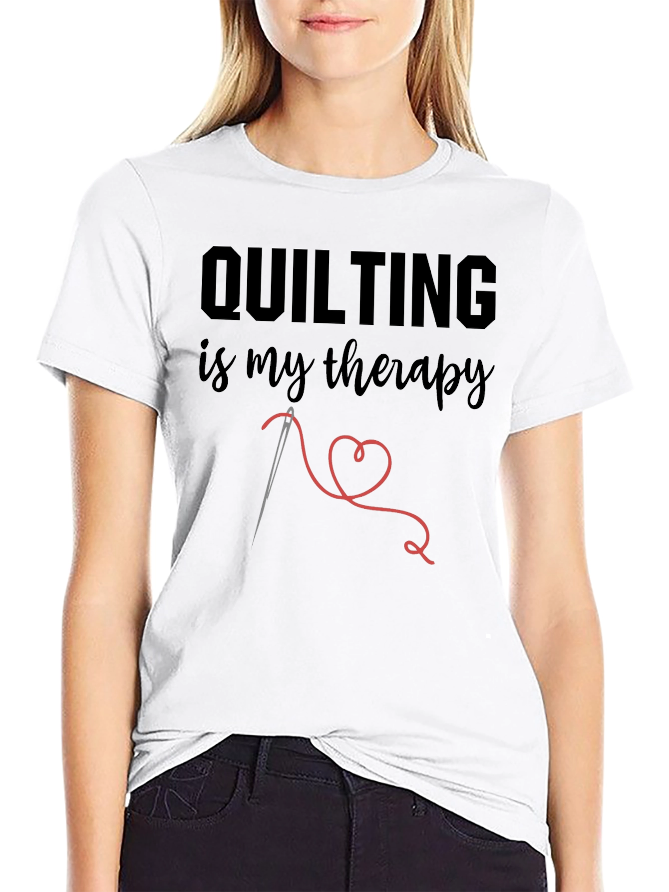 Quilting Is My Therapy T-Shirt