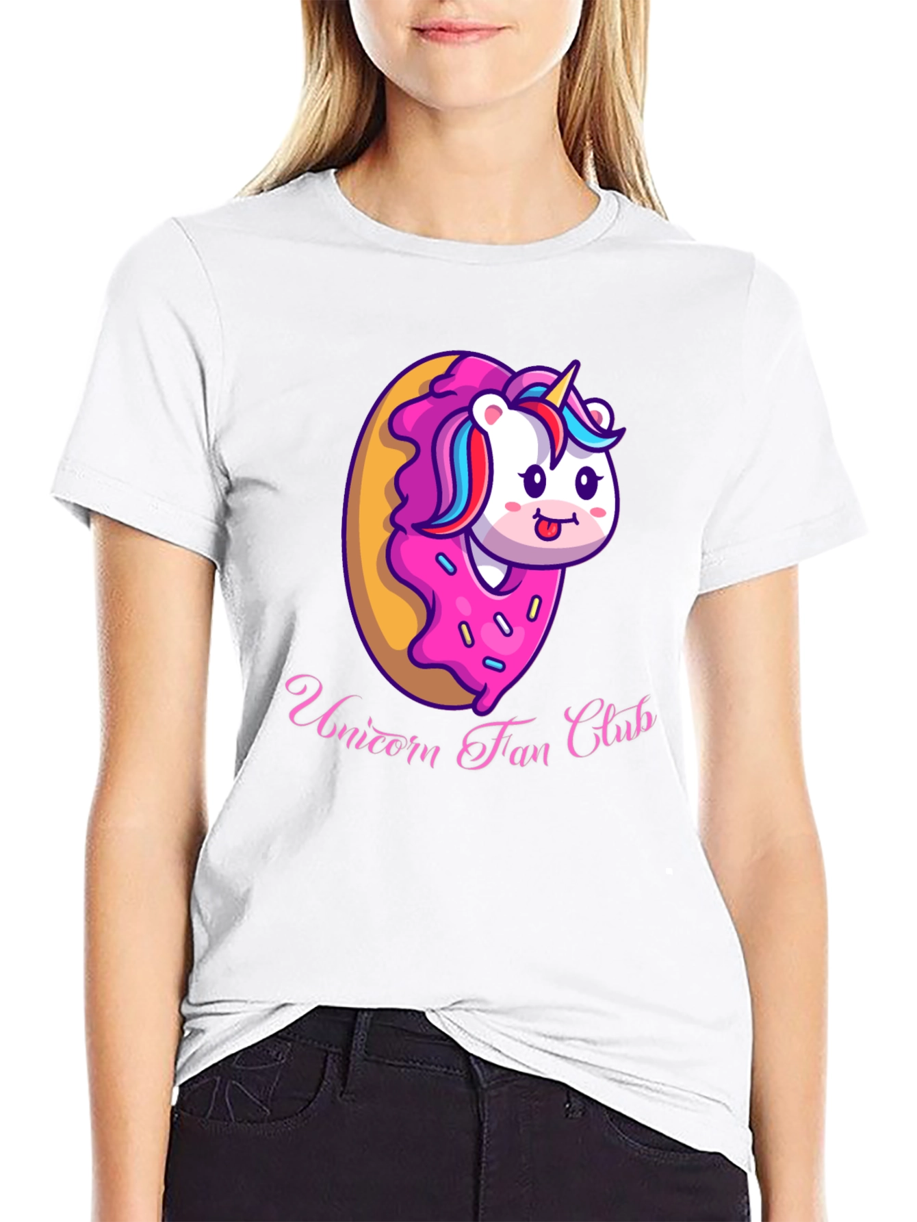 Unicorn Donut Club Graphic Tee