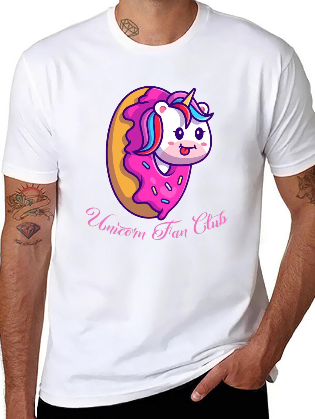 Unicorn Donut Club Graphic Tee