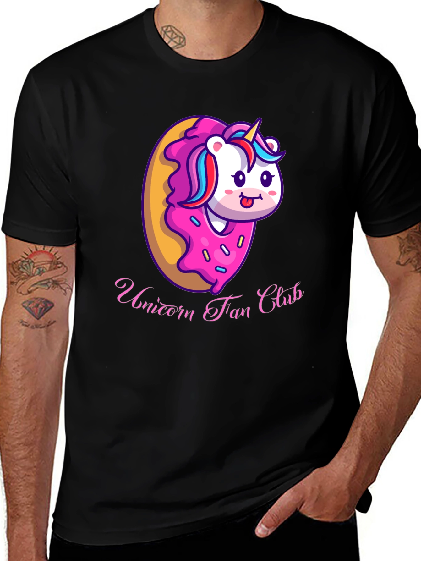Unicorn Donut Club Graphic Tee