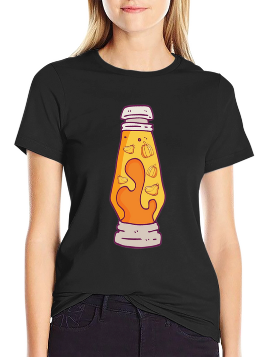 Novelty Lava Lamp Pumpkin T-Shirt