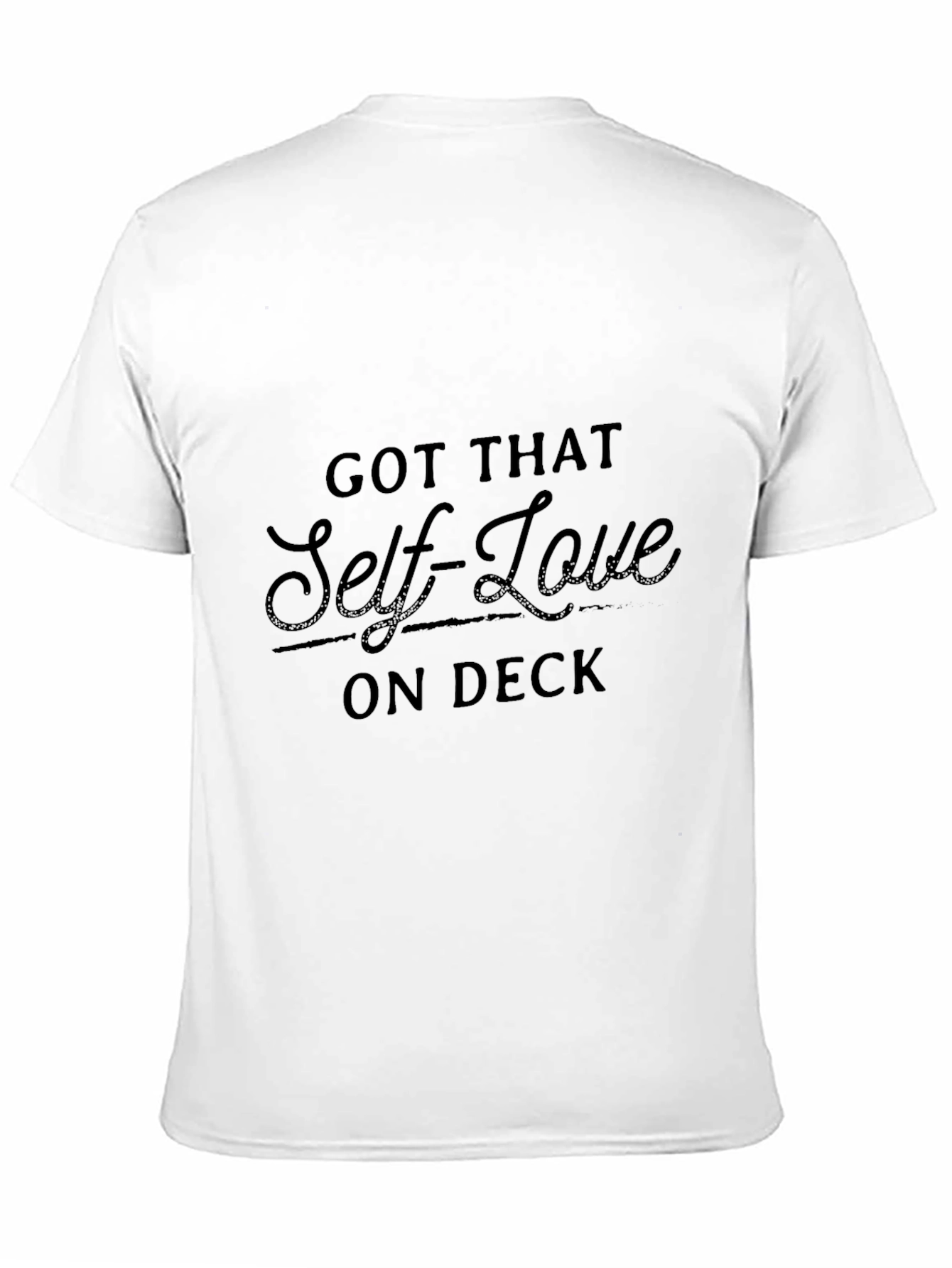 Got That Self-Love On Deck Black Tee